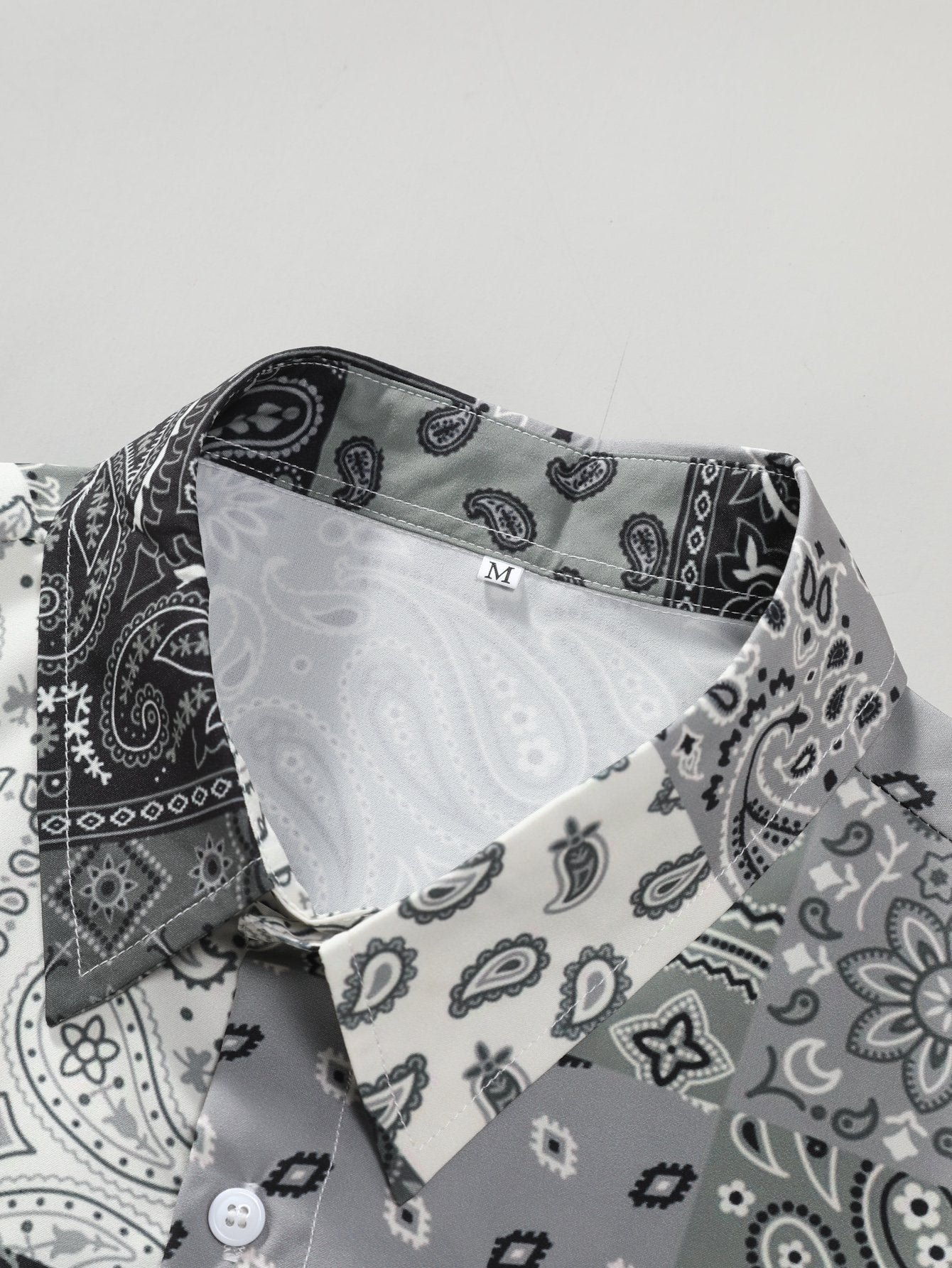 Paisley-Print Hemd mit Knöpfen - Image 3