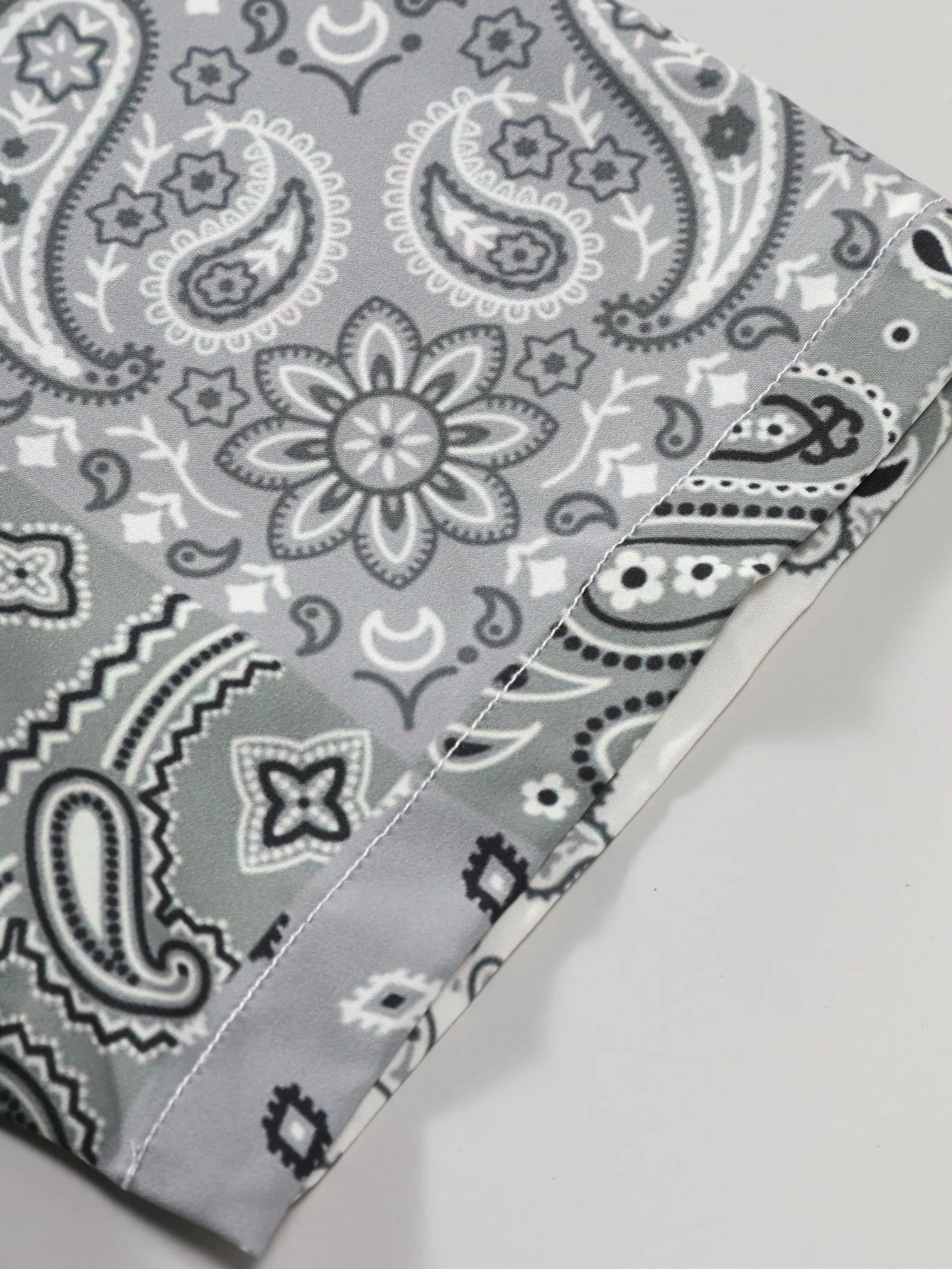 Paisley-Print Hemd mit Knöpfen - Image 4