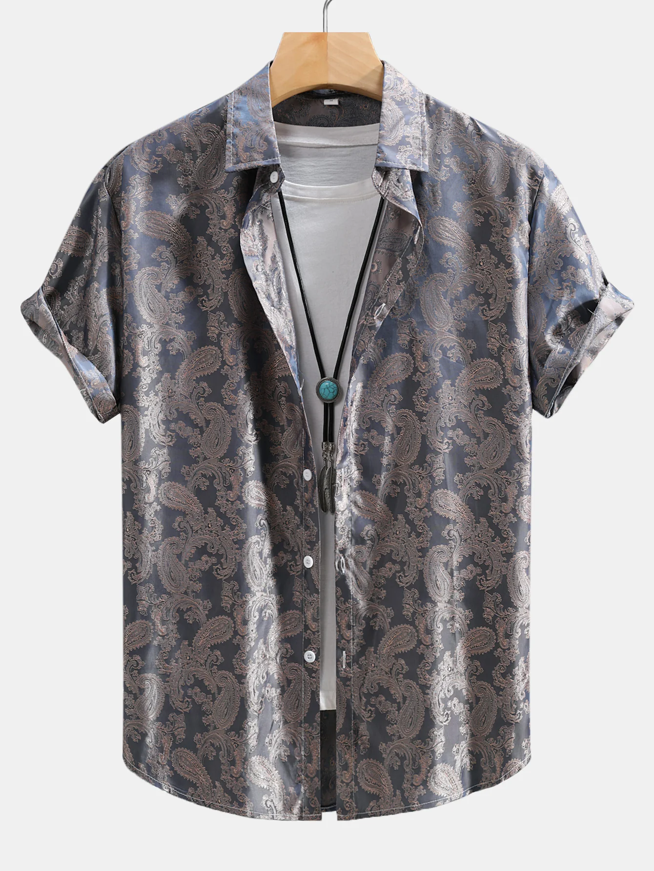 Paisley-Print-Satinhemd - Image 5