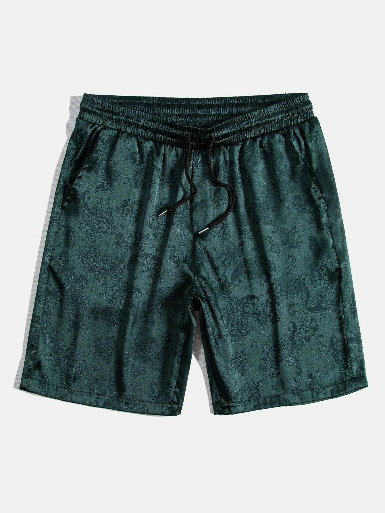 Paisley-Print Satinhemd & Shorts - Image 11