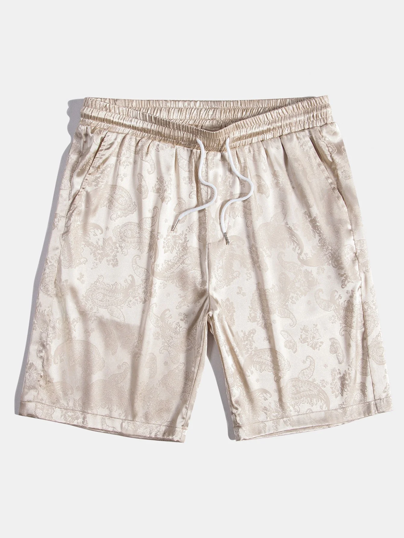 Paisley-Print Satinhemd & Shorts - Image 13