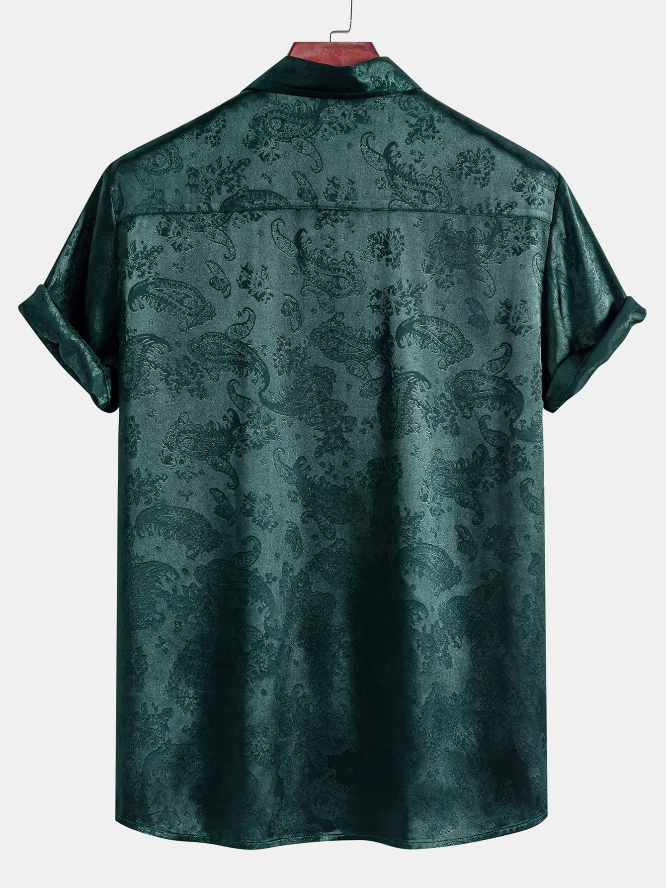 Paisley-Print Satinhemd & Shorts - Image 7