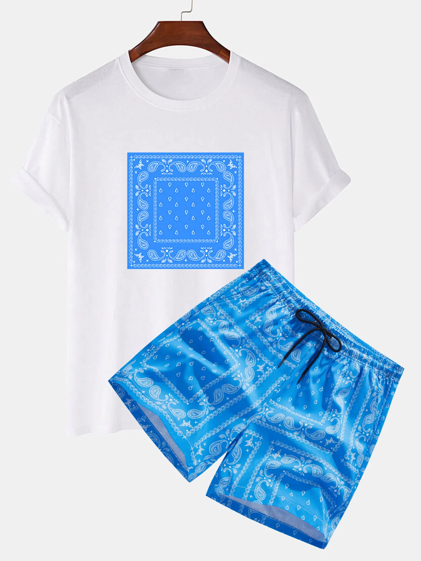Paisley-Print T-Shirt & Paisley-Print Shorts - Image 3
