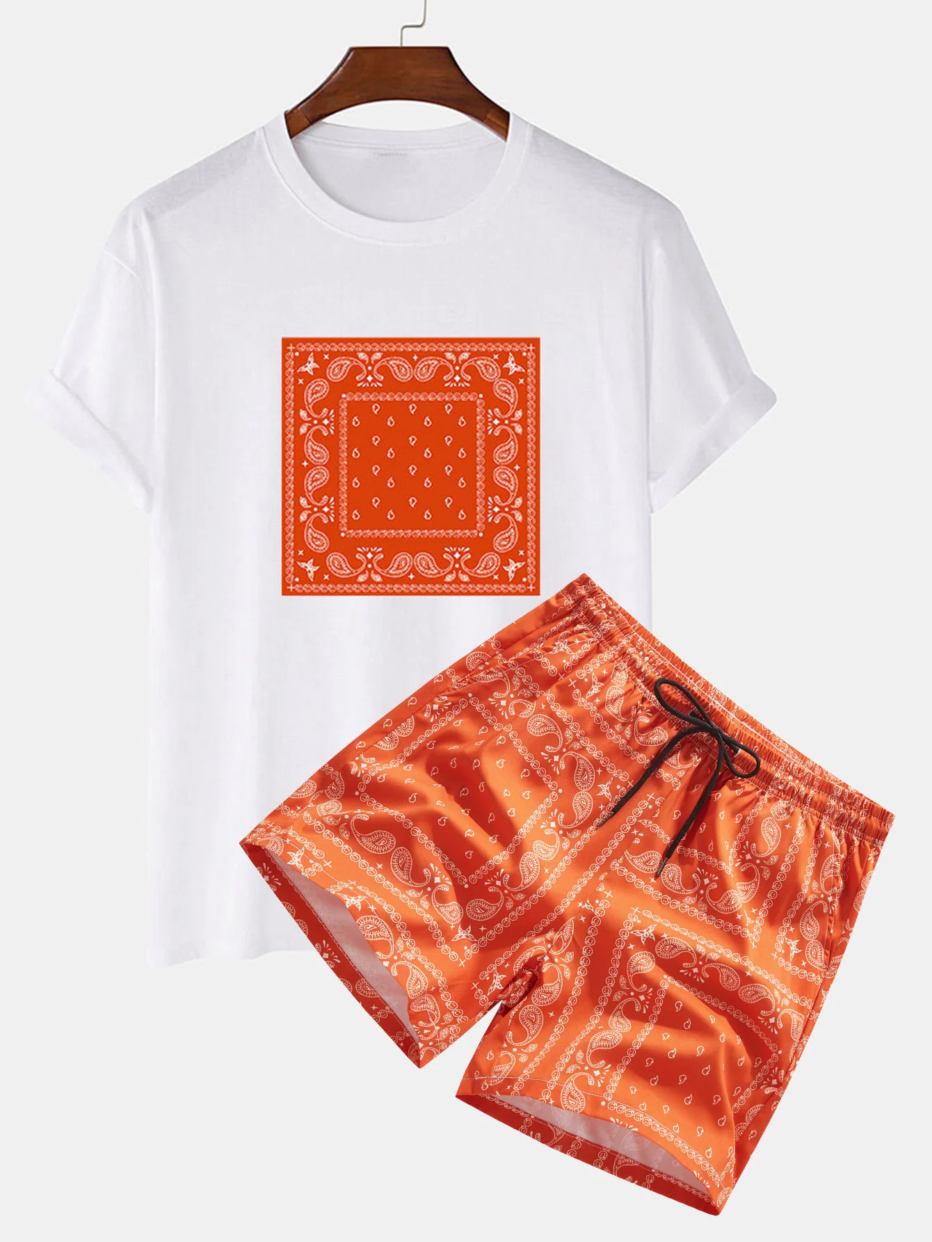 Paisley-Print T-Shirt & Paisley-Print Shorts - Image 5