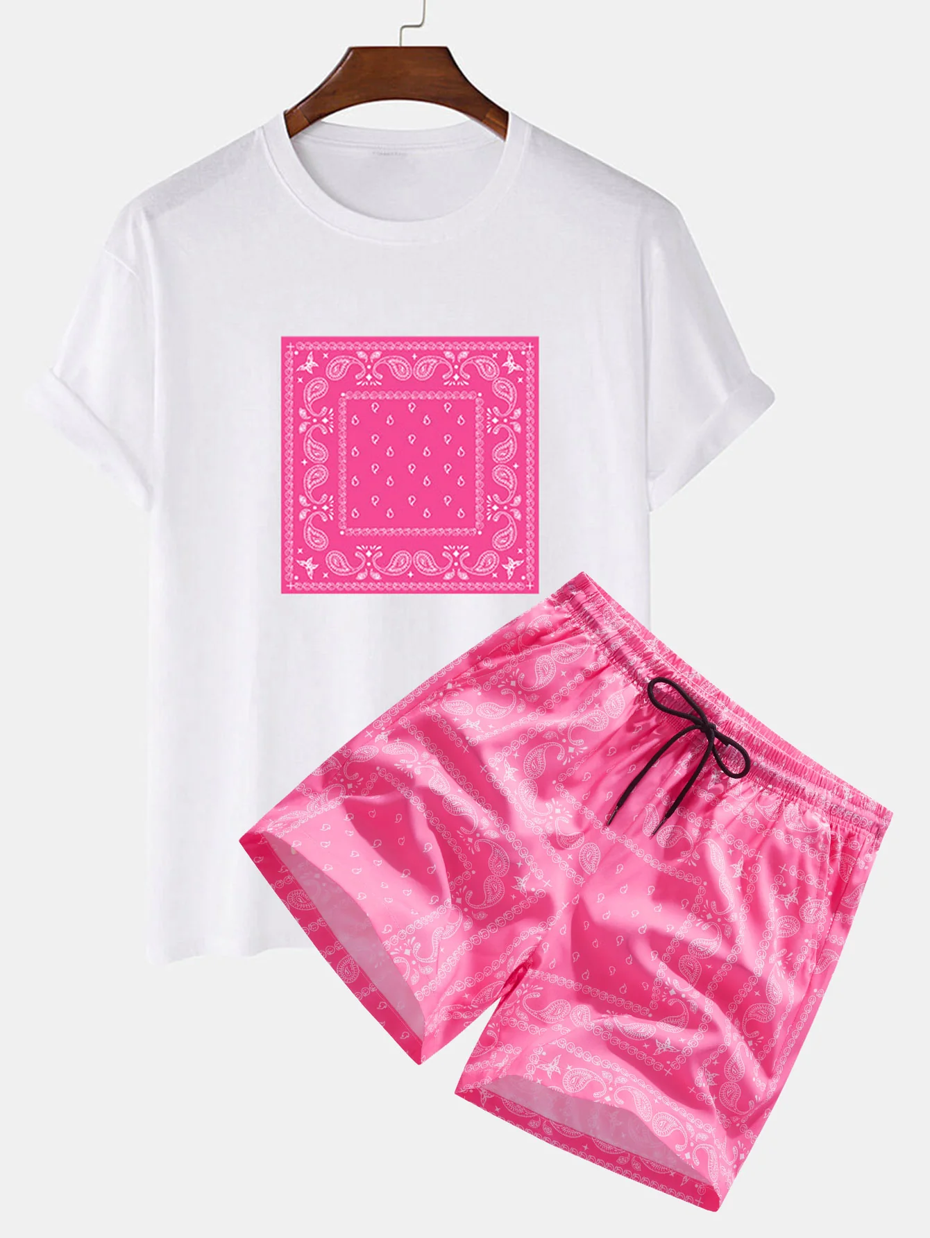 Paisley-Print T-Shirt & Paisley-Print Shorts - Image 6