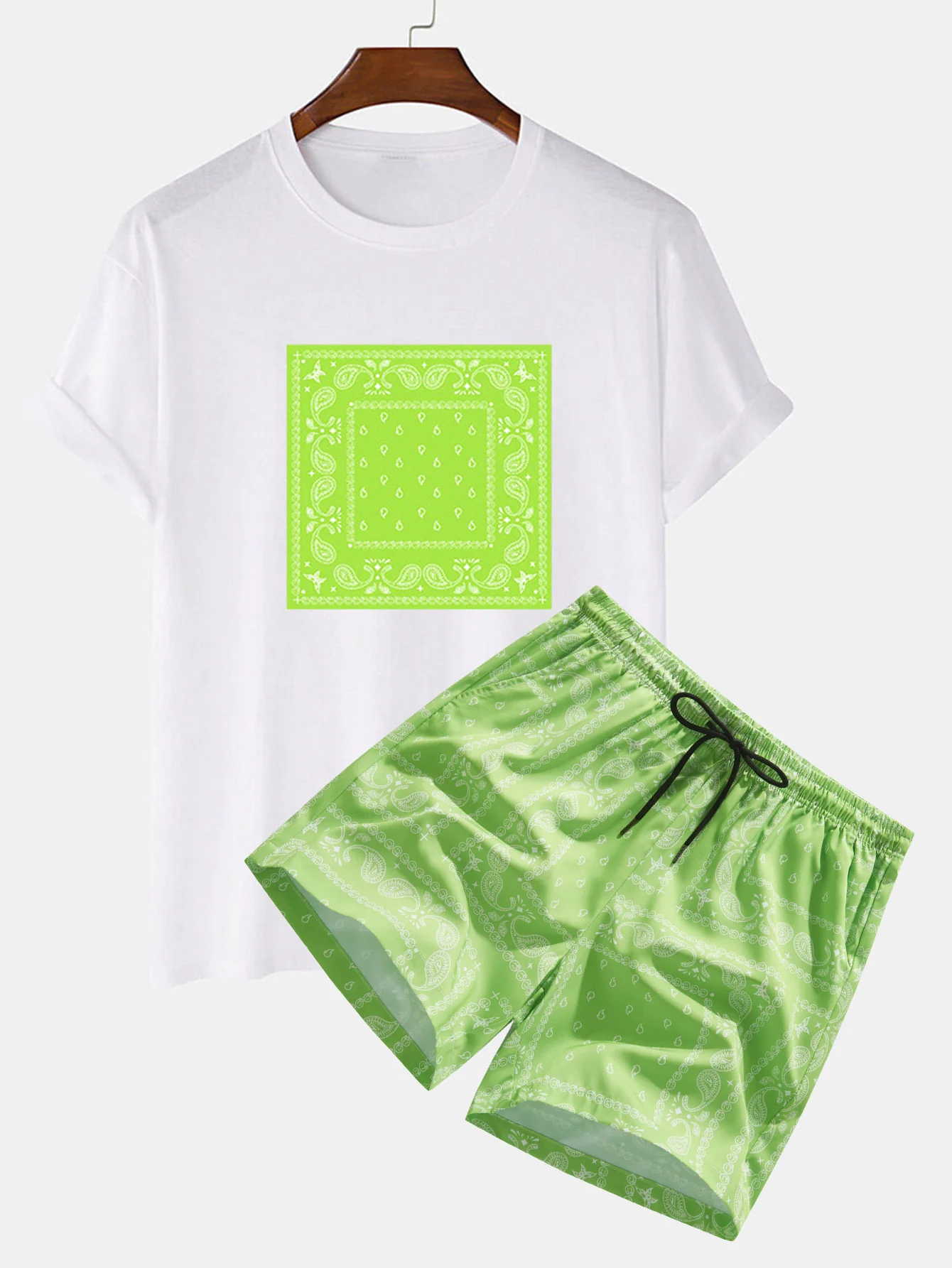 Paisley-Print T-Shirt & Paisley-Print Shorts - Image 7
