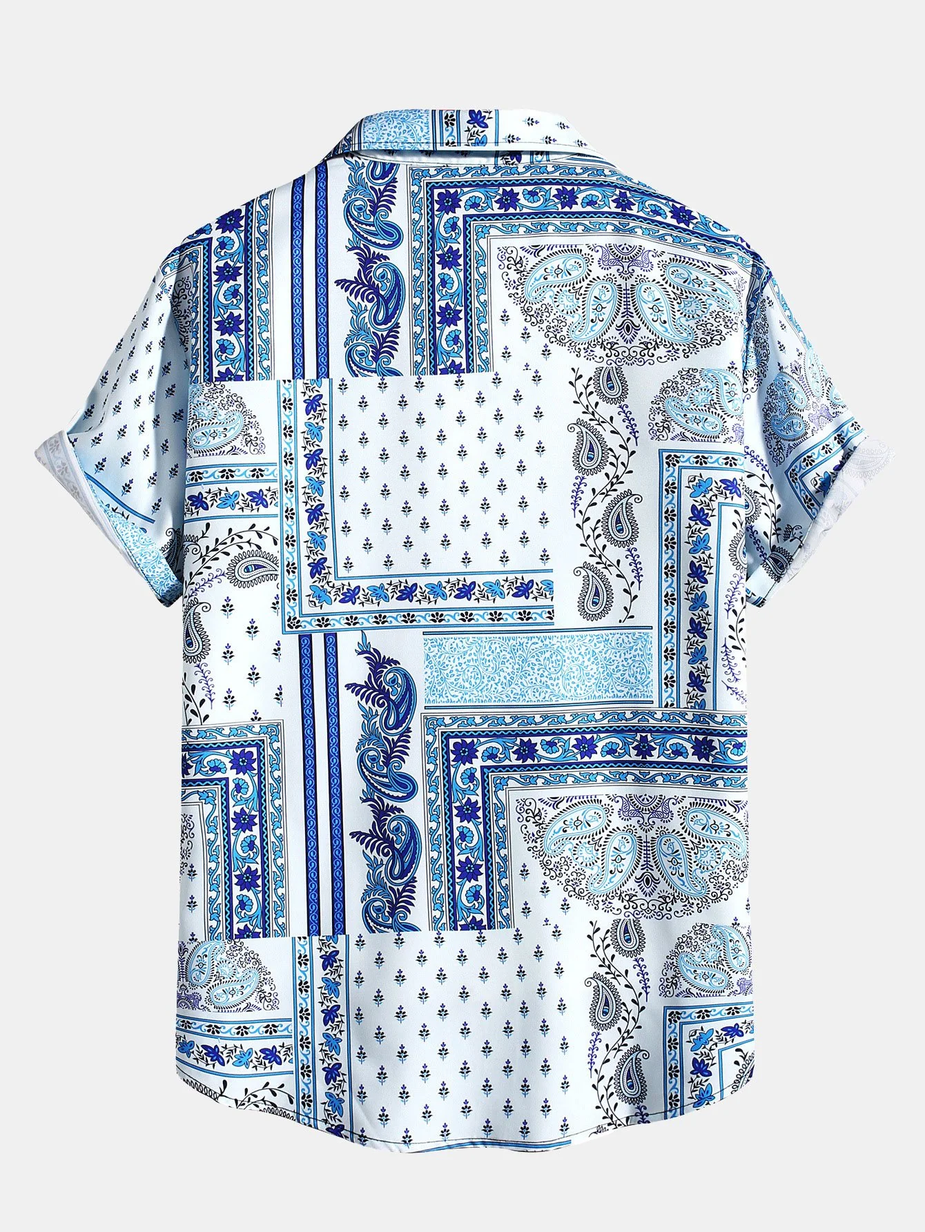 Paisley-Schal-Druck Hemd mit Knöpfen - Image 2