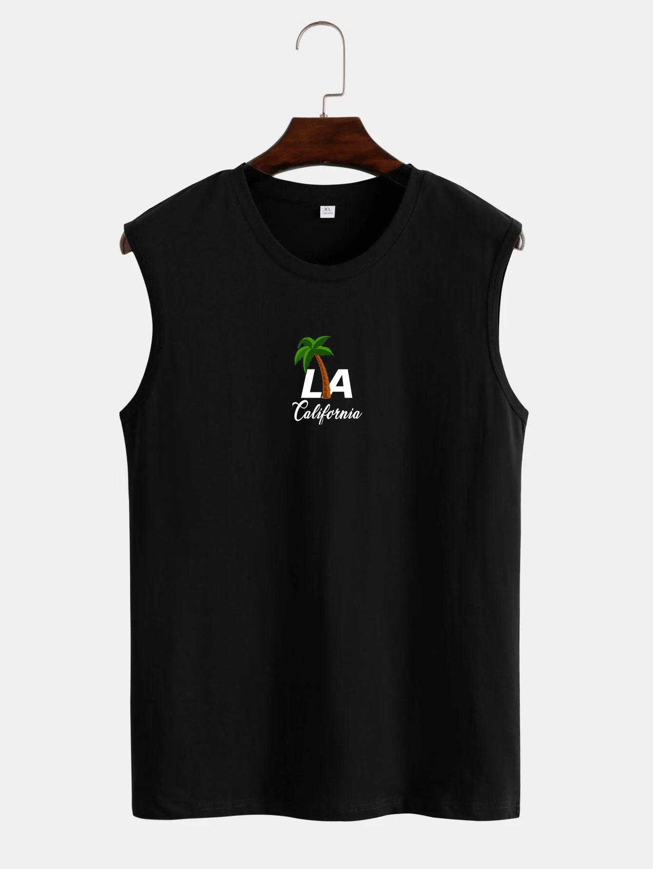 Palmenbaum- und Buchstaben-Print Tanktop - Image 2