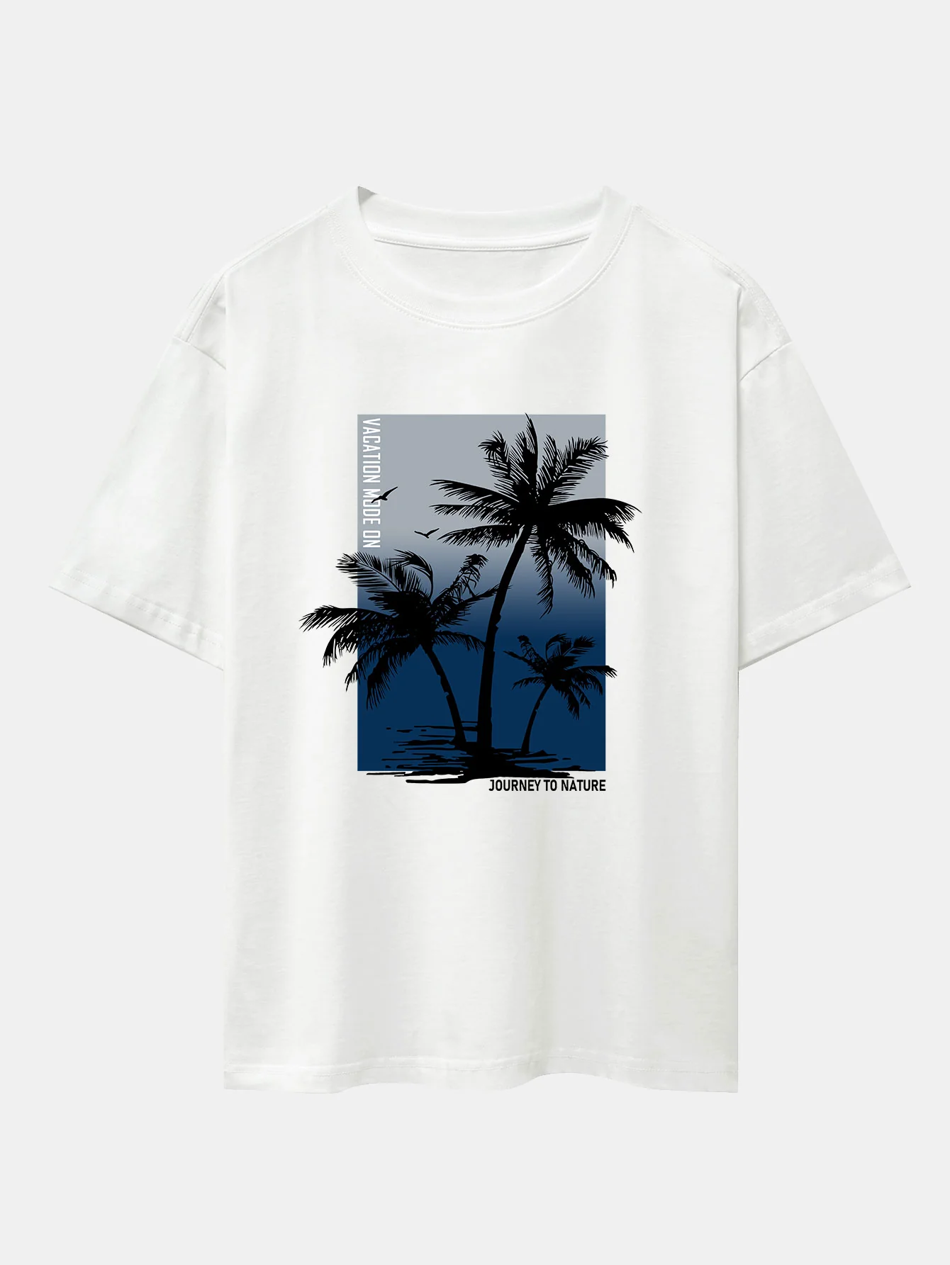 Palmenbaum-Print Oversize T-Shirt & Badehose - Image 3