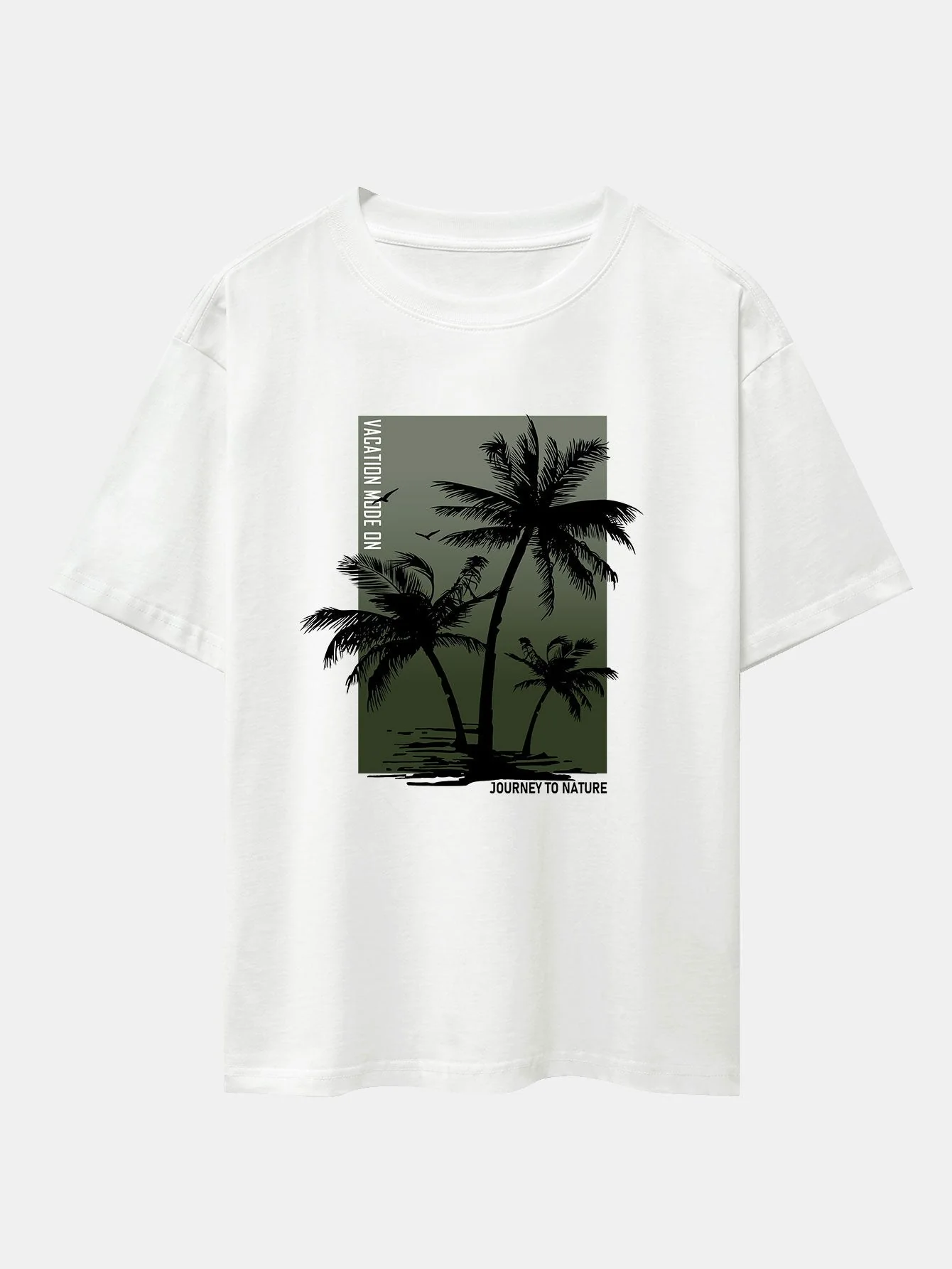 Palmenbaum-Print Oversize T-Shirt & Badehose - Image 4