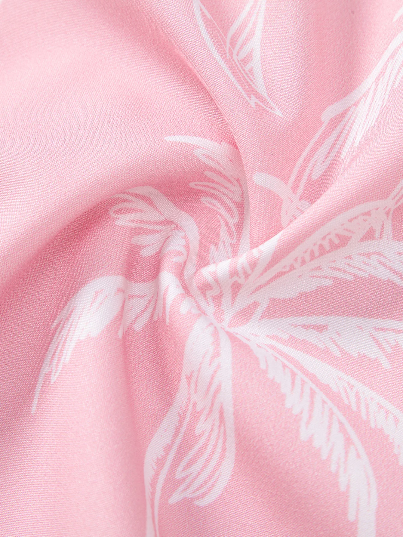 Palm Tree Island Print Hemd mit Knopfleiste - Image 9