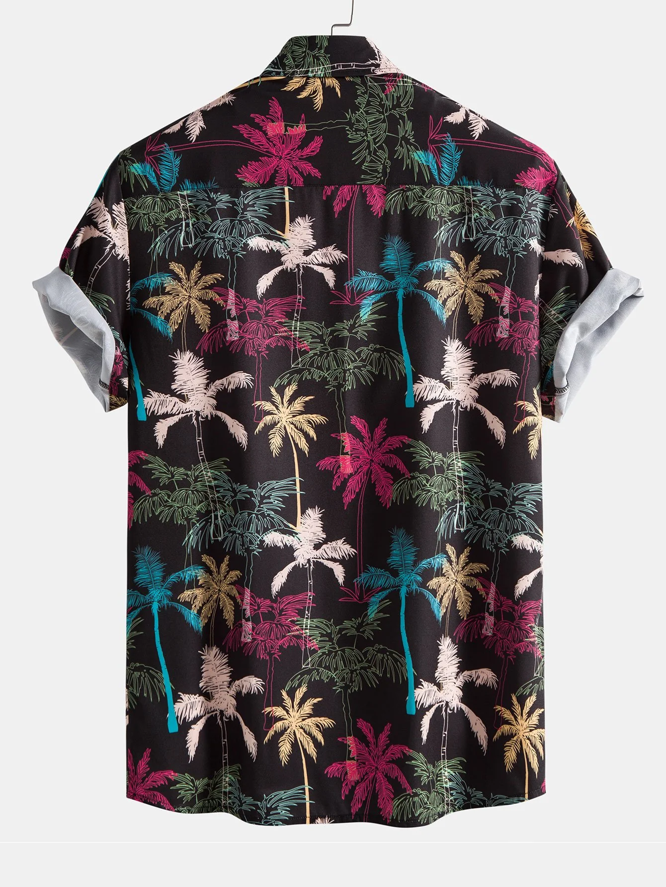 Palmbaum-Print Hemd mit Knopfleiste - Image 2