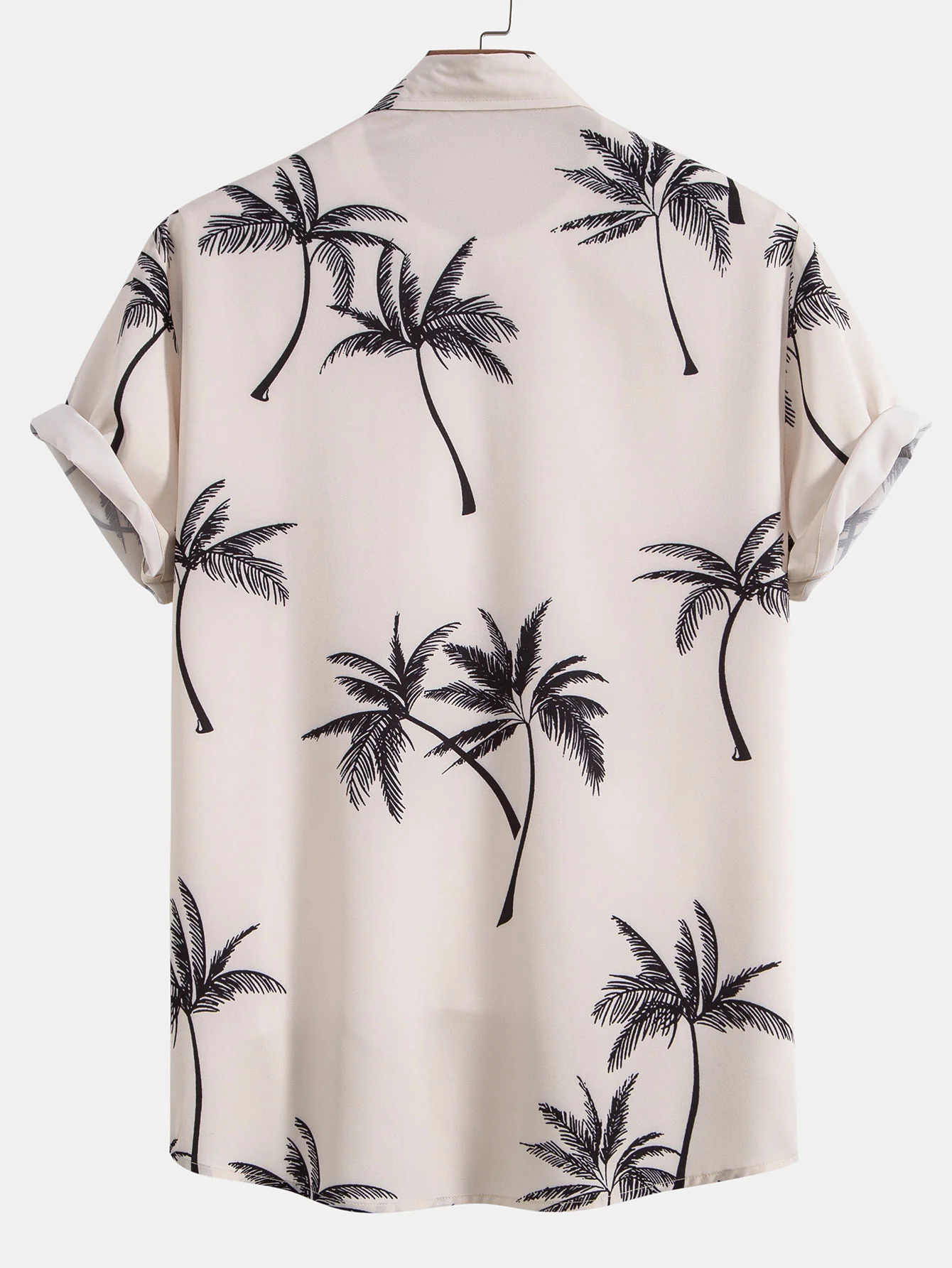 Palmbaum-Print Hemd mit Knopfleiste - Image 6