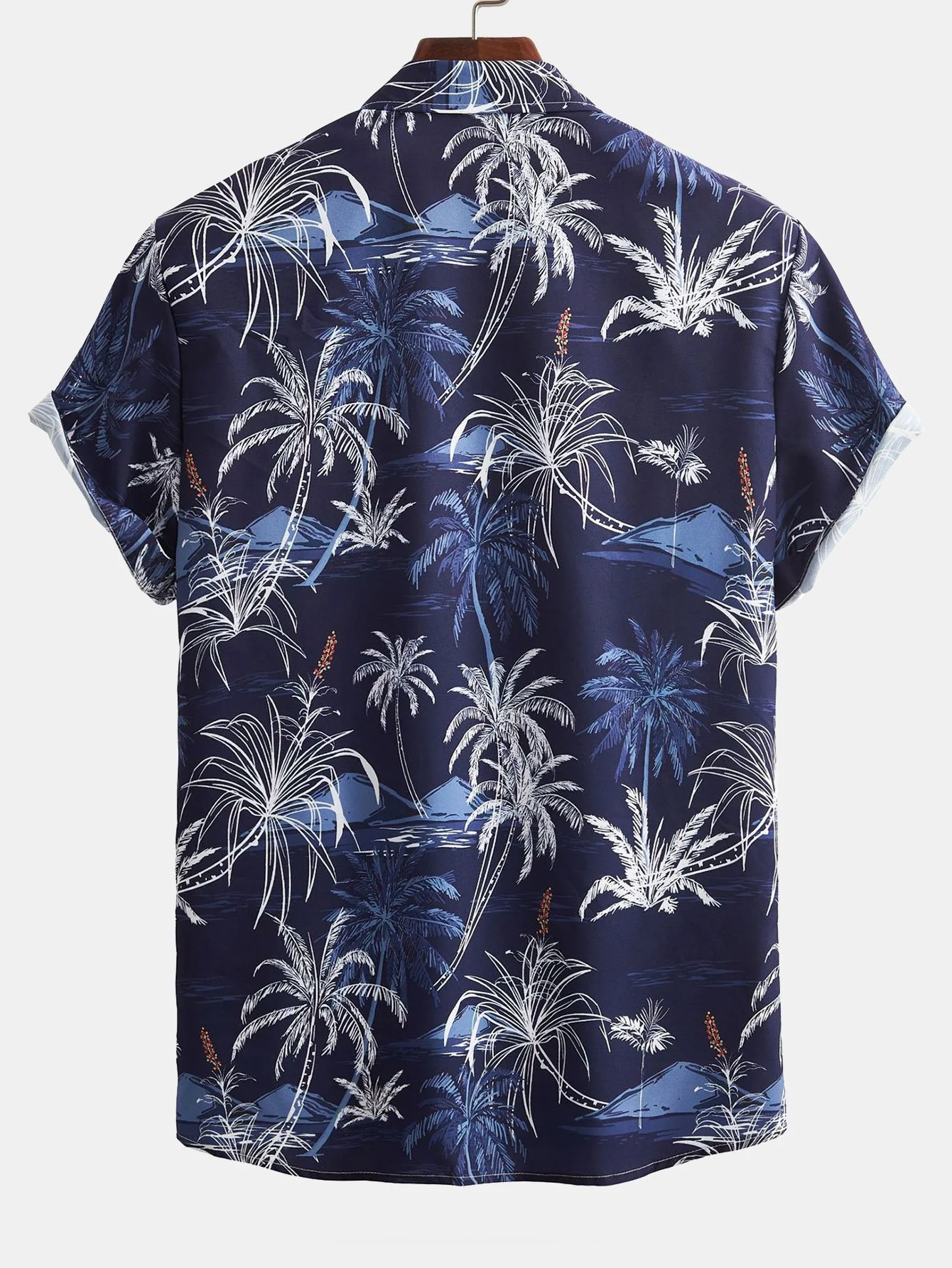 Palmbaum-Print Hemd mit Knopfleiste - Image 2
