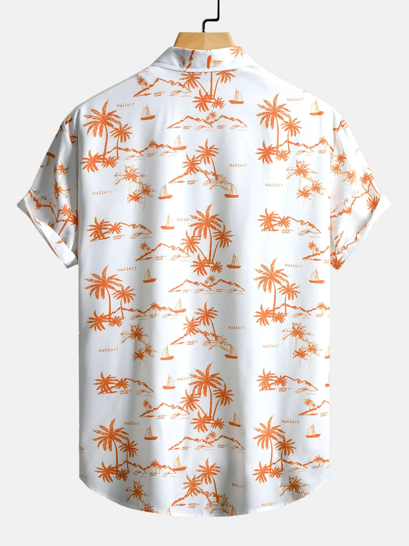 Palmbaum-Print Hemd mit Knopfleiste - Image 2