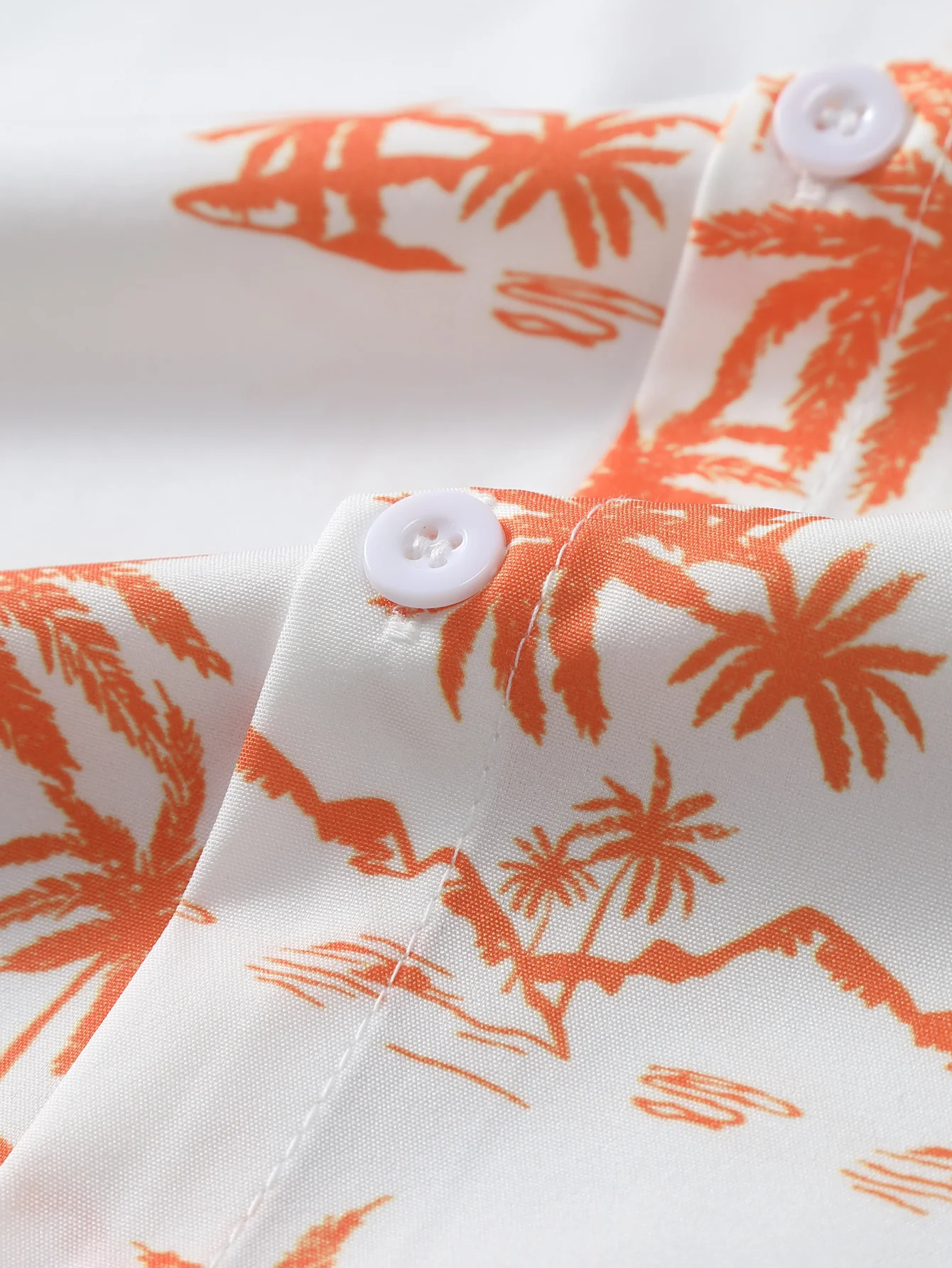 Palmbaum-Print Hemd mit Knopfleiste - Image 3