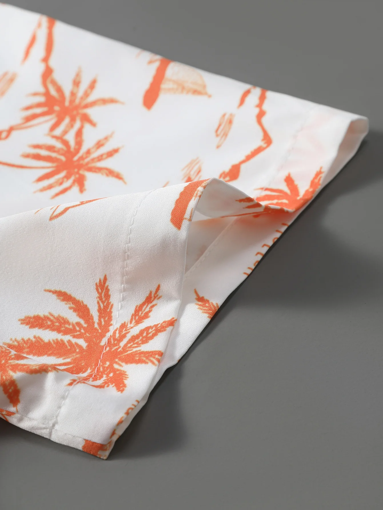 Palmbaum-Print Hemd mit Knopfleiste - Image 5