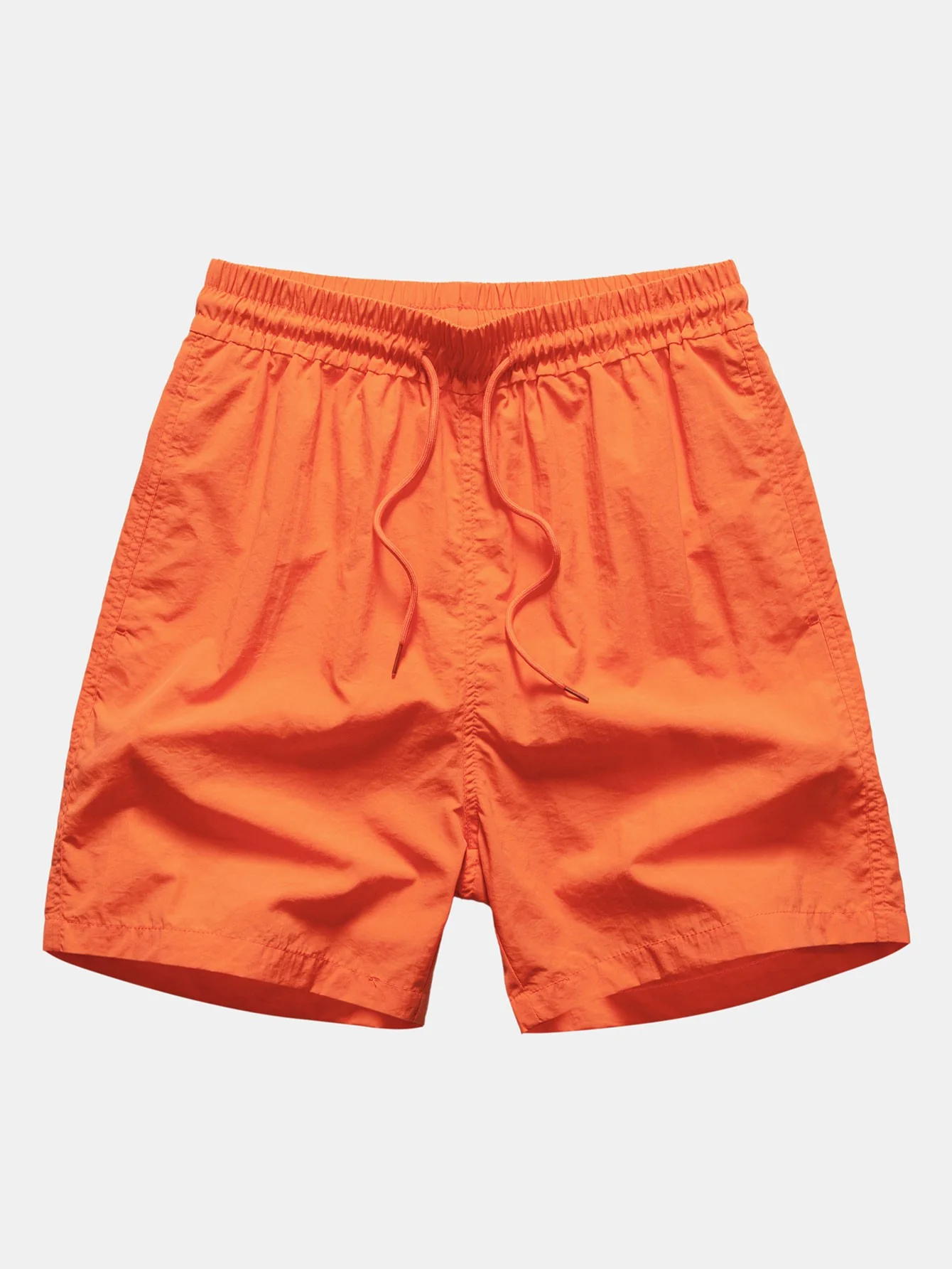 Palmbaum-Print Button-Up-Hemd & Herren Mid-Length Drawstring-Badehose - Image 7