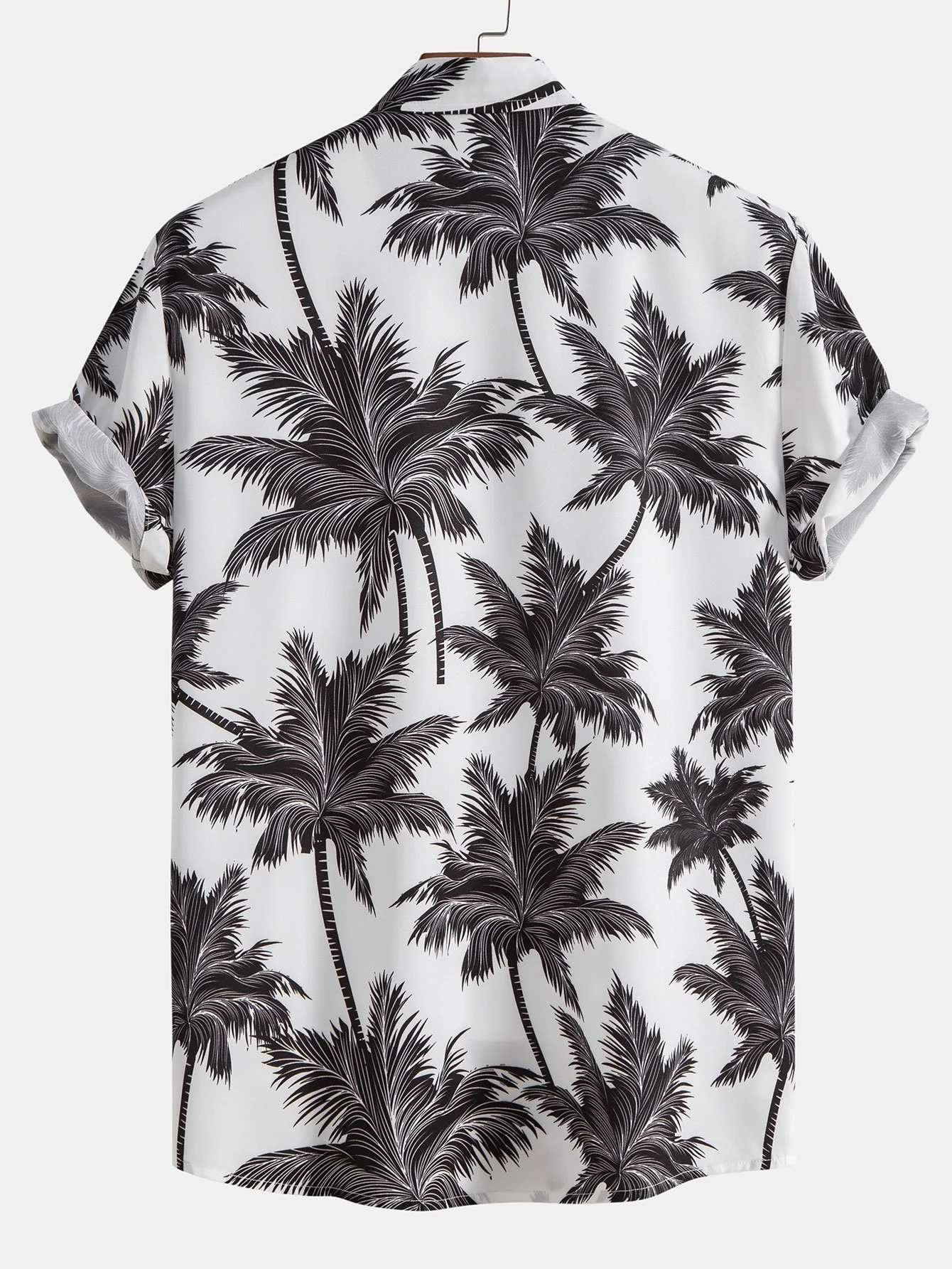 Palmbaum-Print Hemd mit Knopfleiste - Image 2