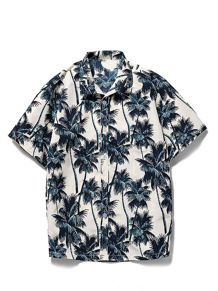 Palmenbaum-Print-Hemd & Badehose - Image 2
