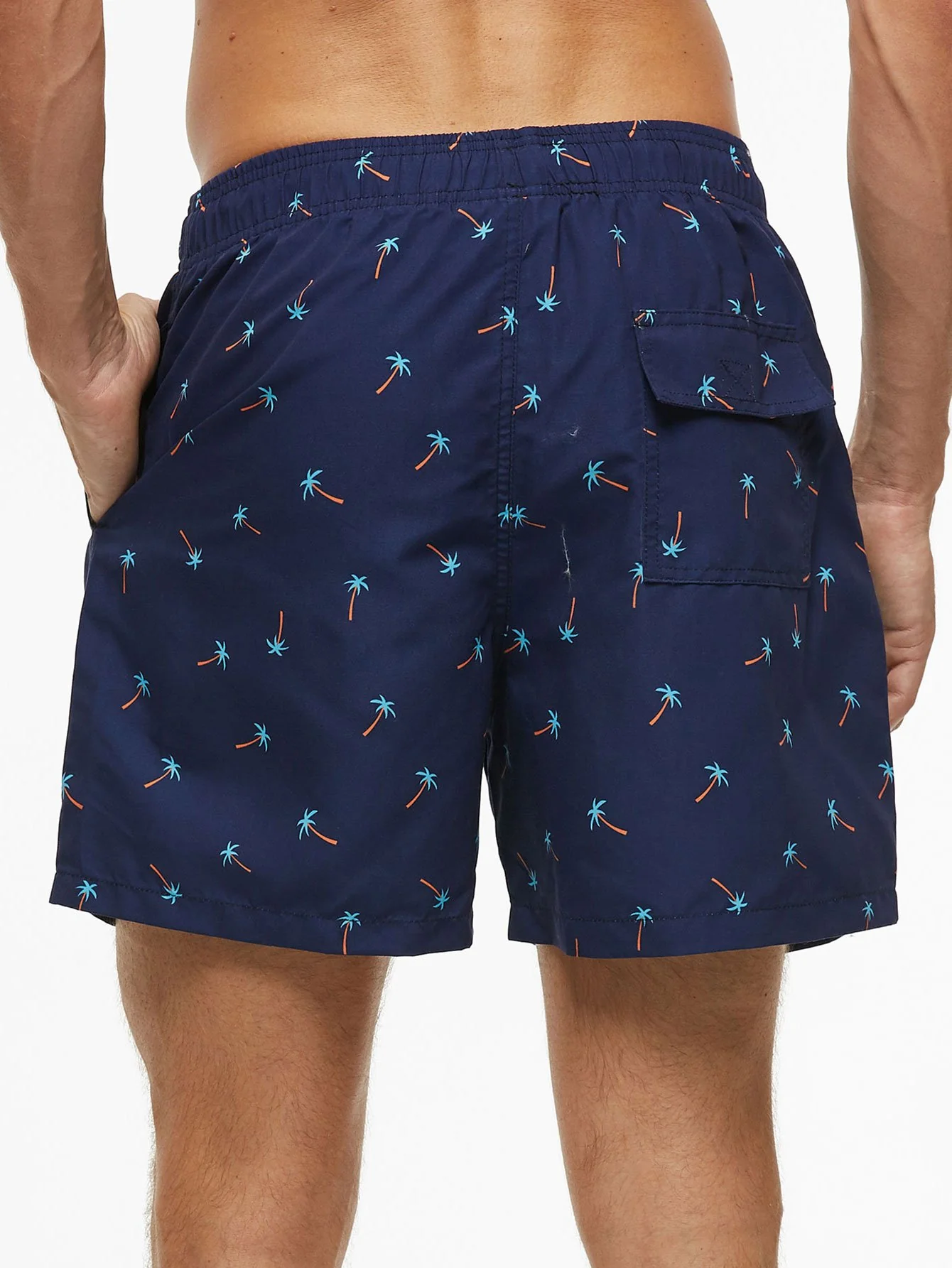 Palmenbaum-Print Badehose - Image 3
