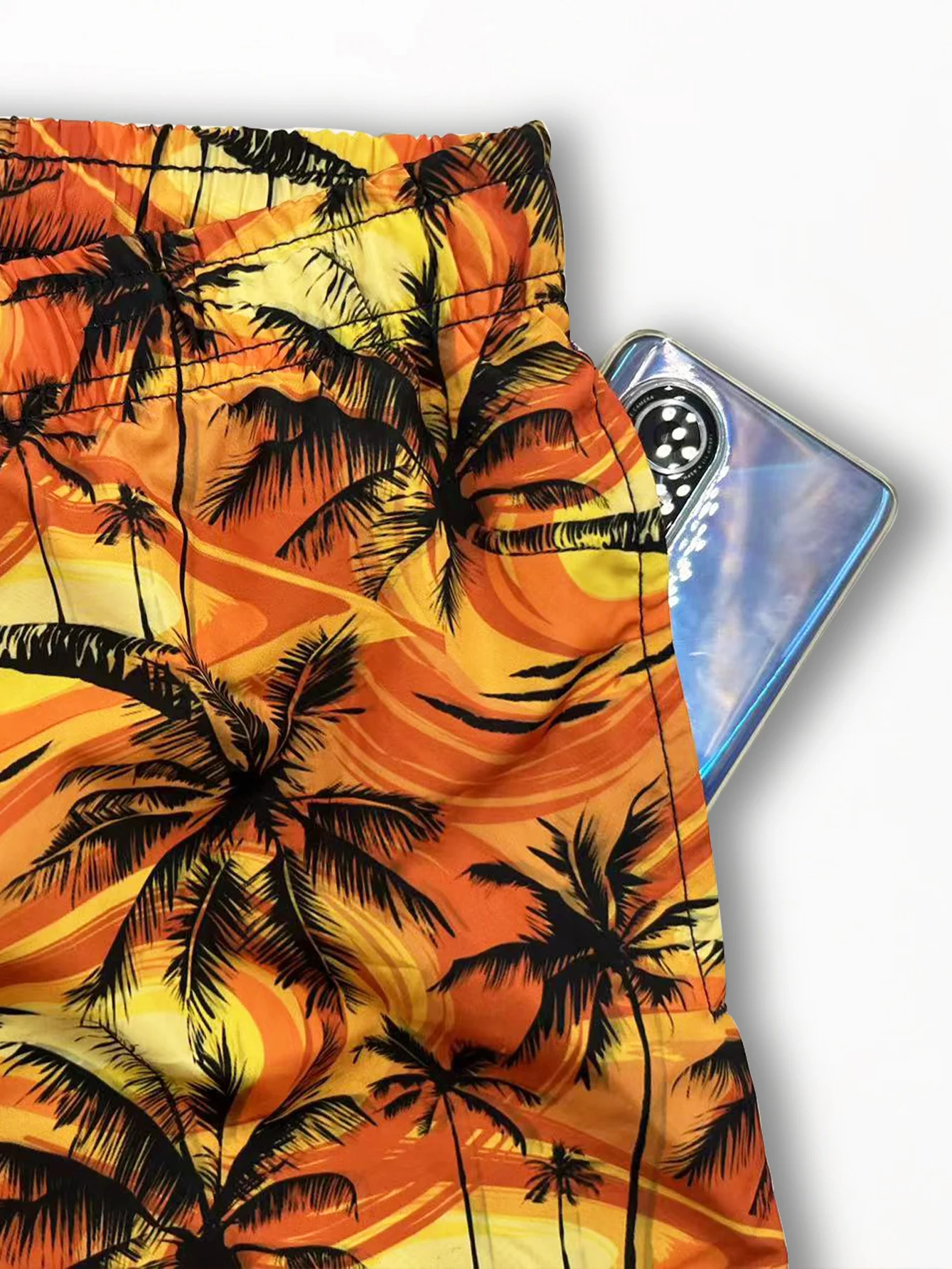 Palmenbaum-Print Badehose - Image 8