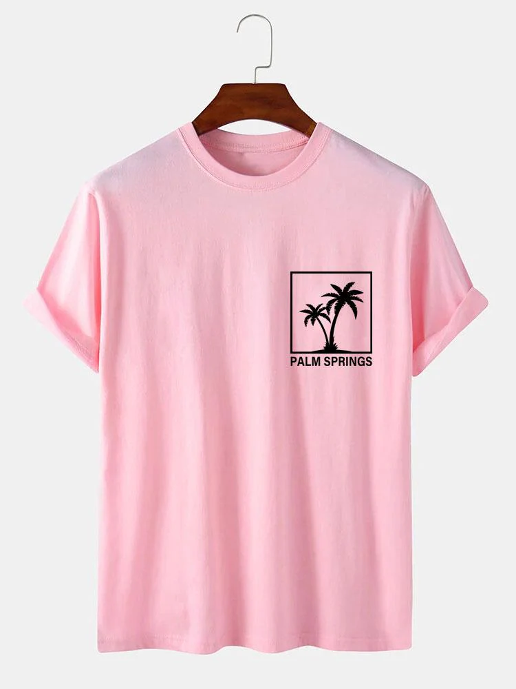Palmenbaum-Print-T-Shirt - Image 4