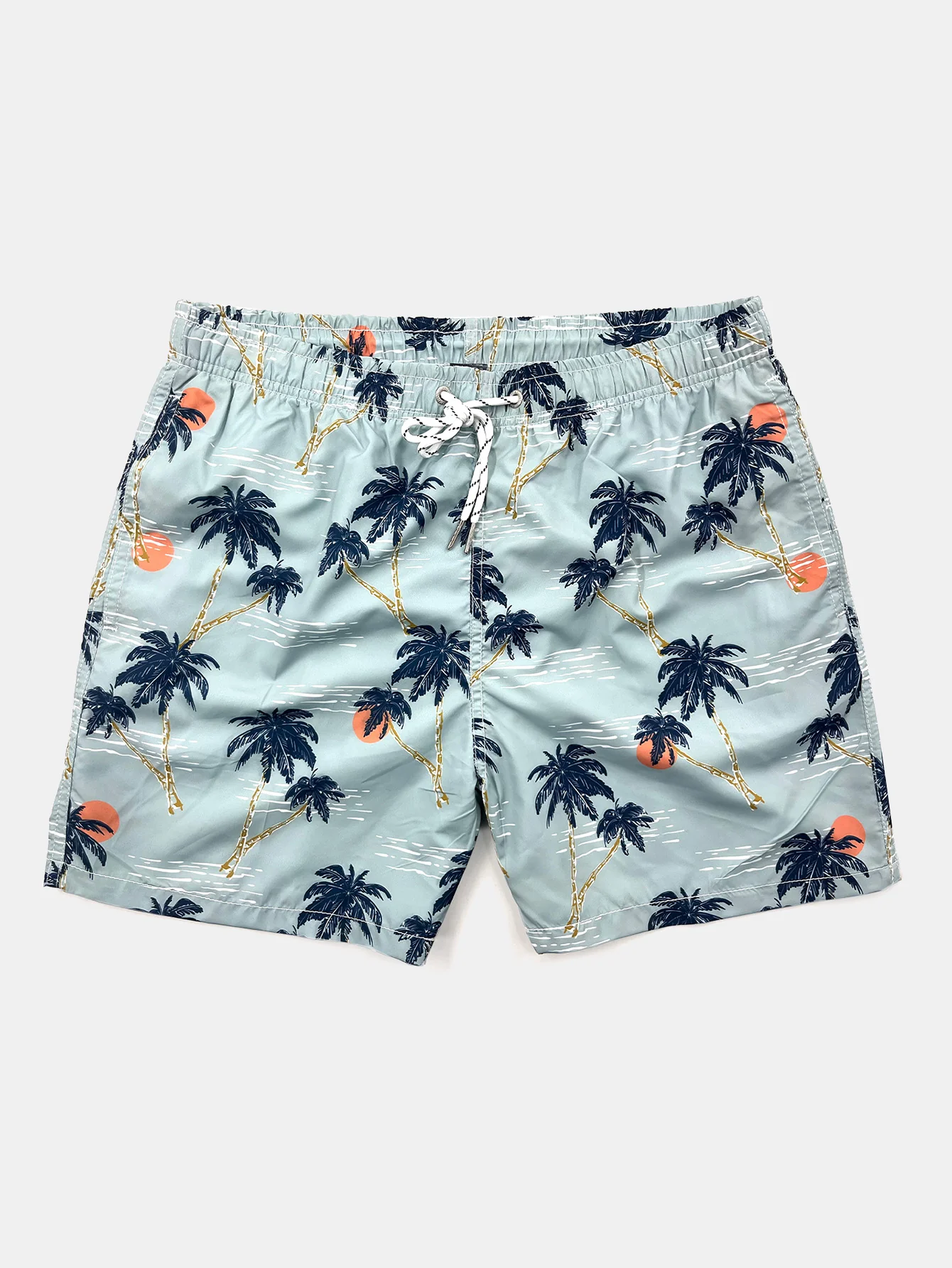 Palmenbaum Sonnenuntergang Druck Badehose