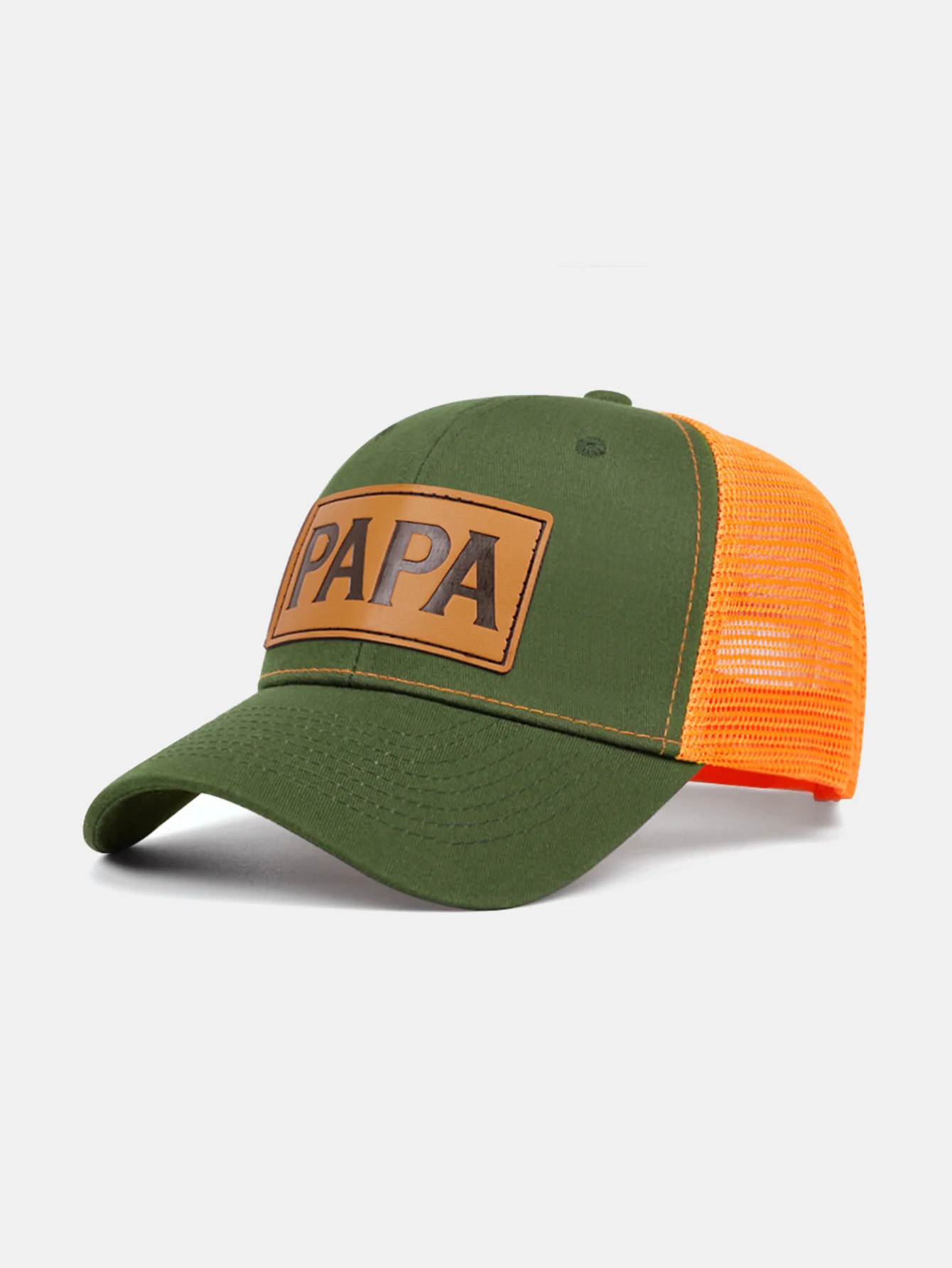 PAPA Kunstleder-Label Baseballkappe - Image 3