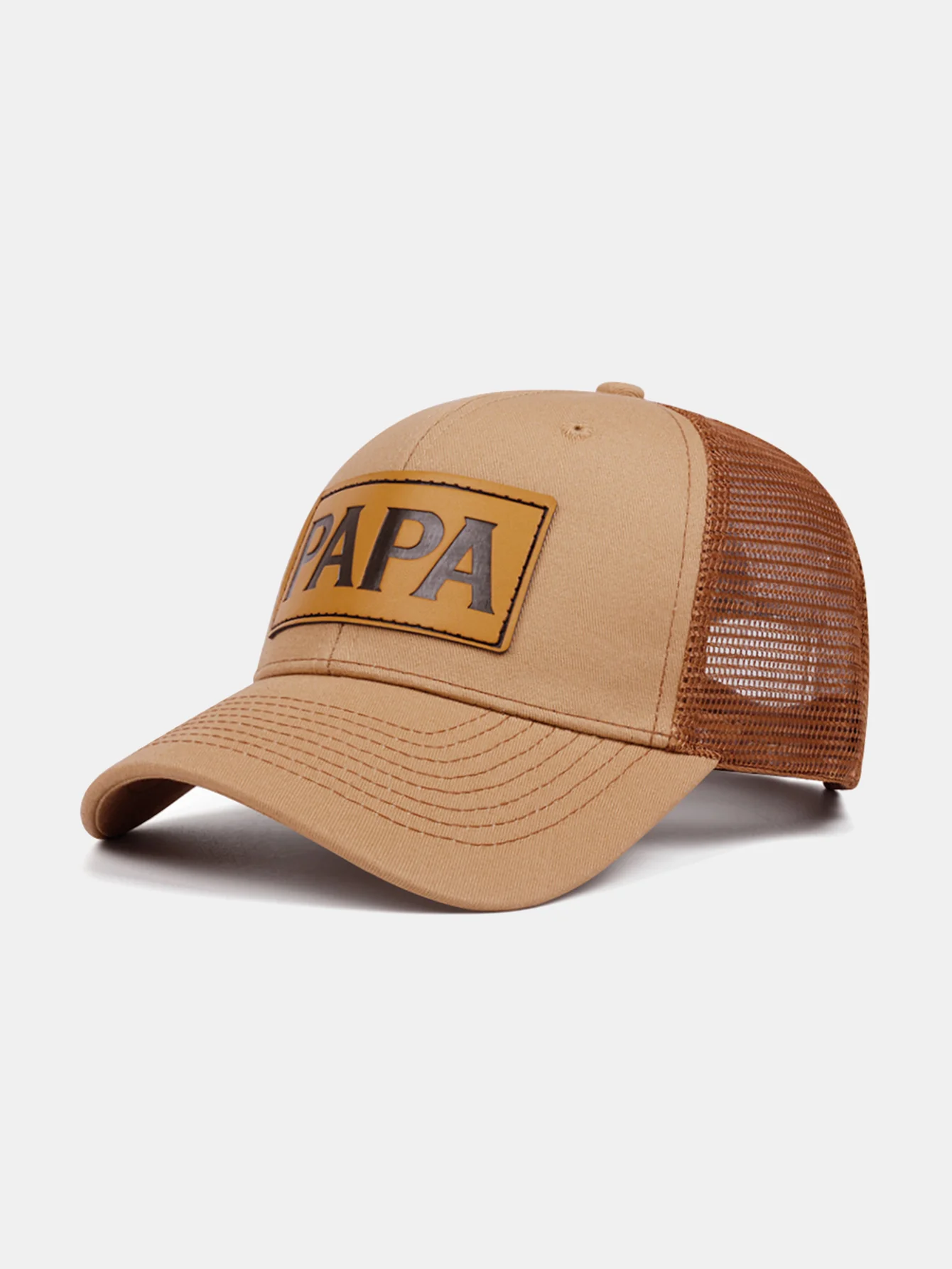 PAPA Kunstleder-Label Baseballkappe - Image 4