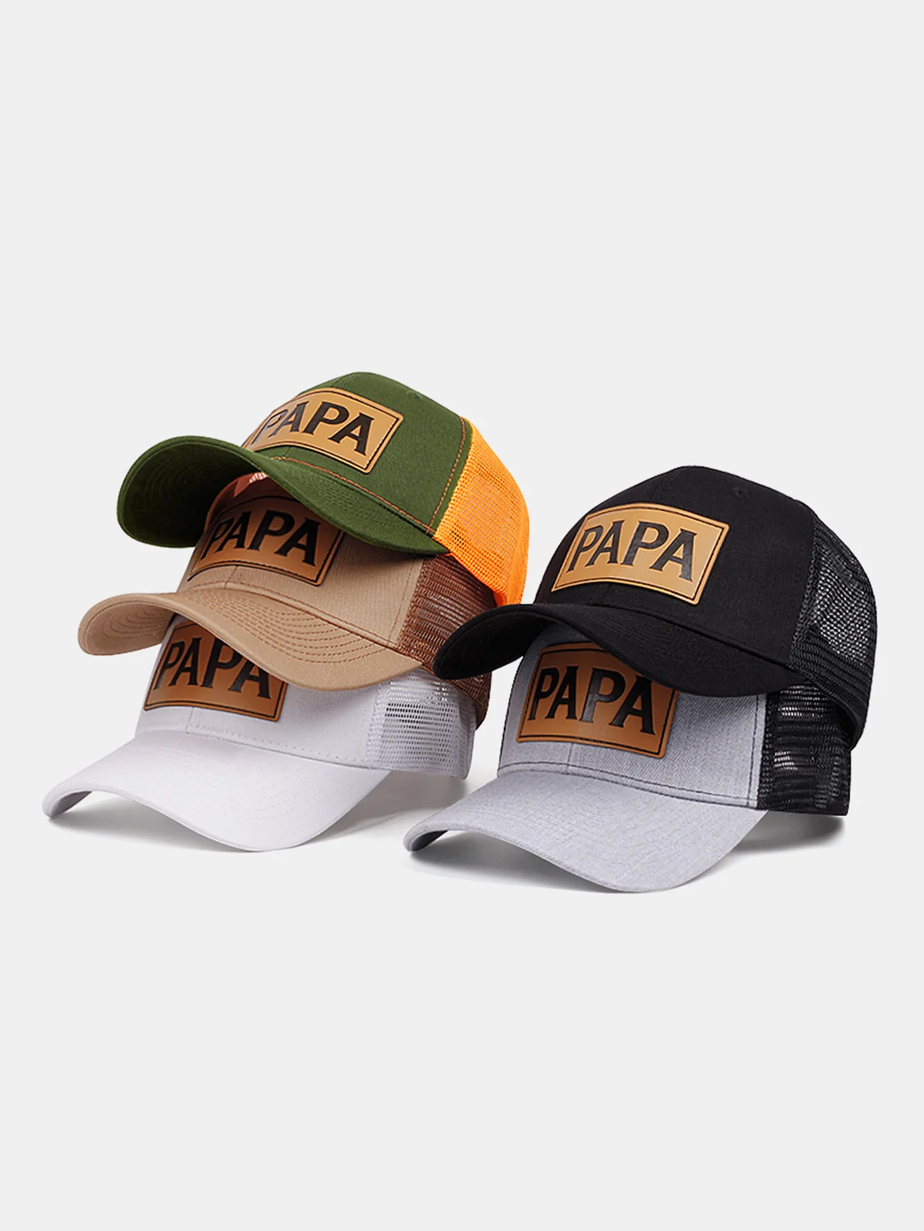 PAPA Kunstleder-Label Baseballkappe - Image 8