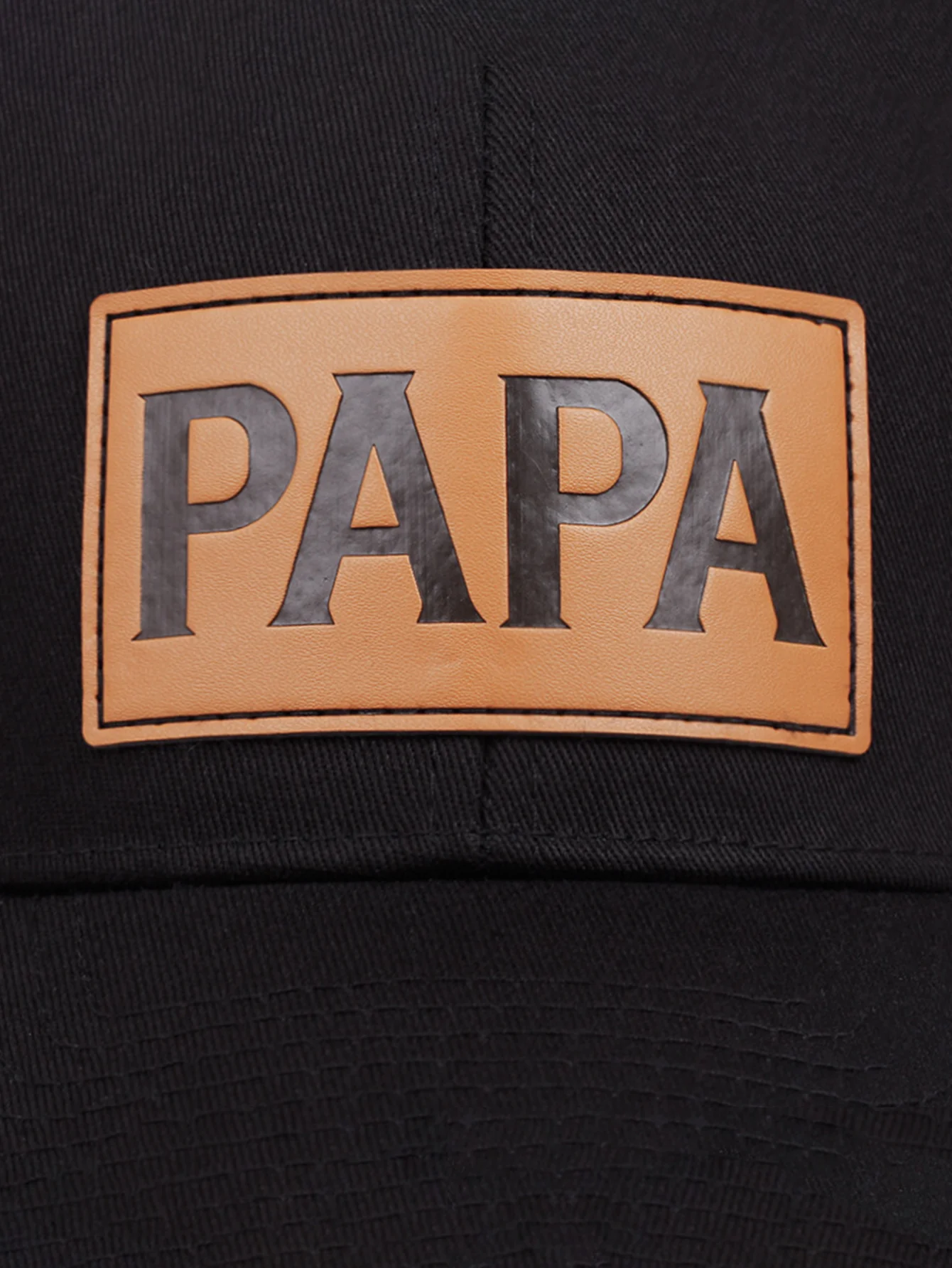 PAPA Kunstleder-Label Baseballkappe - Image 9