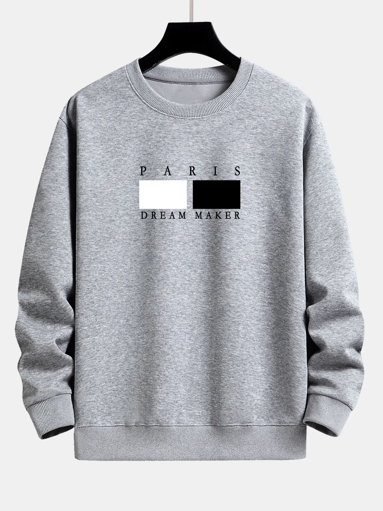 Paris Dream Maker Print Relax Fit Rundhals Sweatshirt & Jogginghose - Image 4
