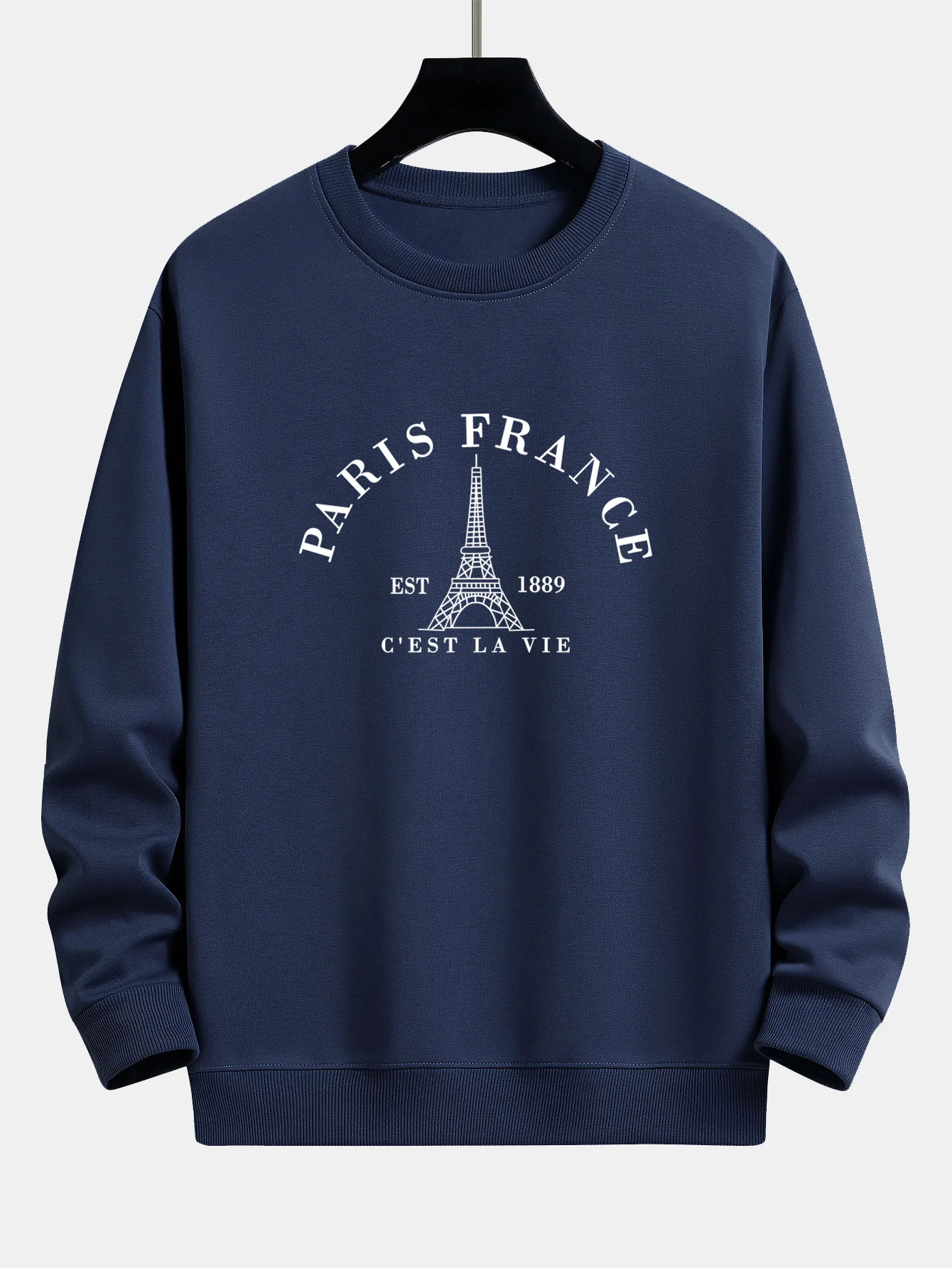 Paris Frankreich Druck Locker sitzendes Sweatshirt - Image 6