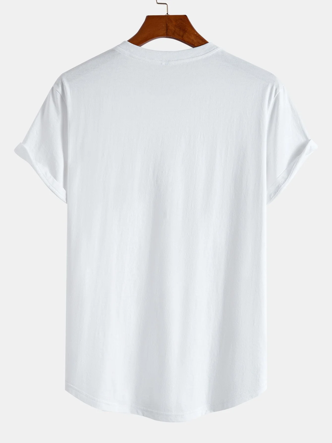 Paris Print Baumwoll-T-Shirt mit Bogen-Saum - Image 2
