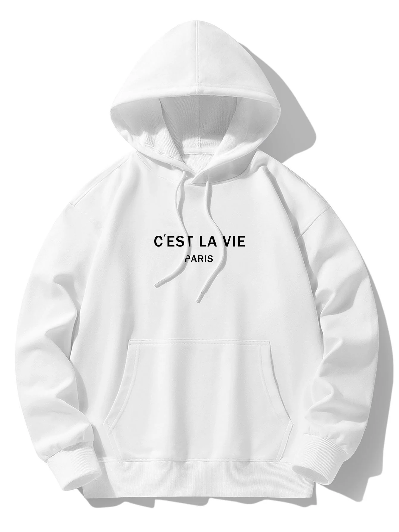 Paris Print Baumwollmischung Hoodie - Image 4