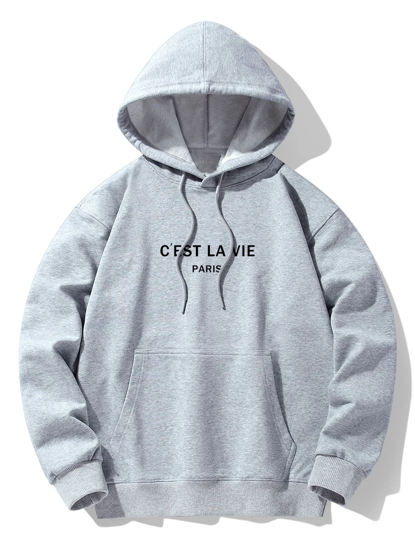 Paris Print Baumwollmischung Hoodie - Image 6