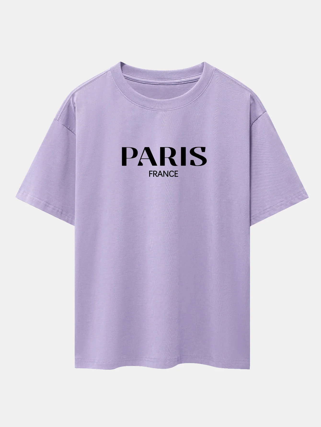 Paris Print Drop Shoulder Oversize T-Shirt - Image 15