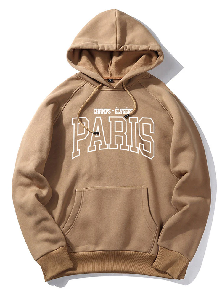 Kapuzenpullover mit Paris-Print - Image 2
