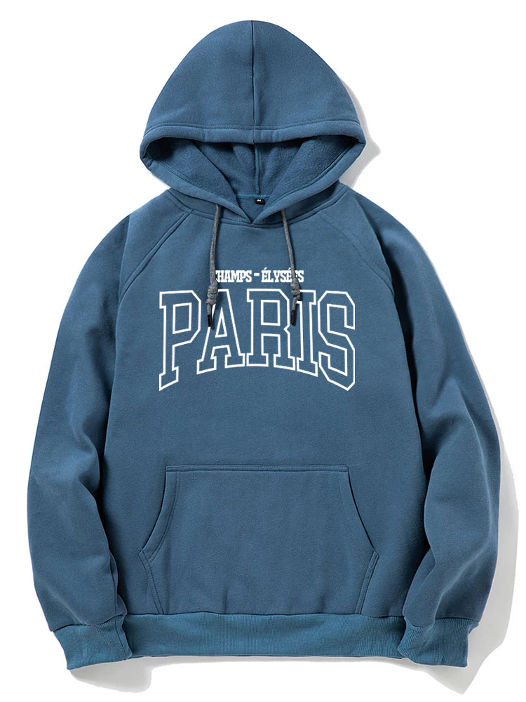 Kapuzenpullover mit Paris-Print - Image 4