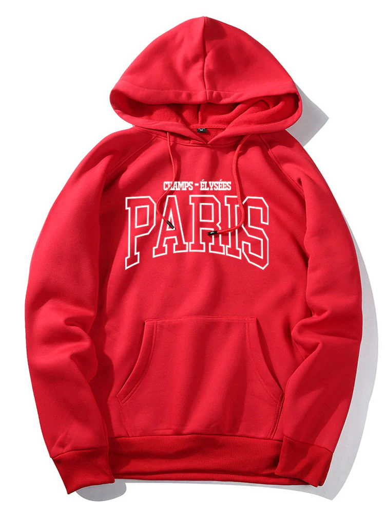 Kapuzenpullover mit Paris-Print - Image 5