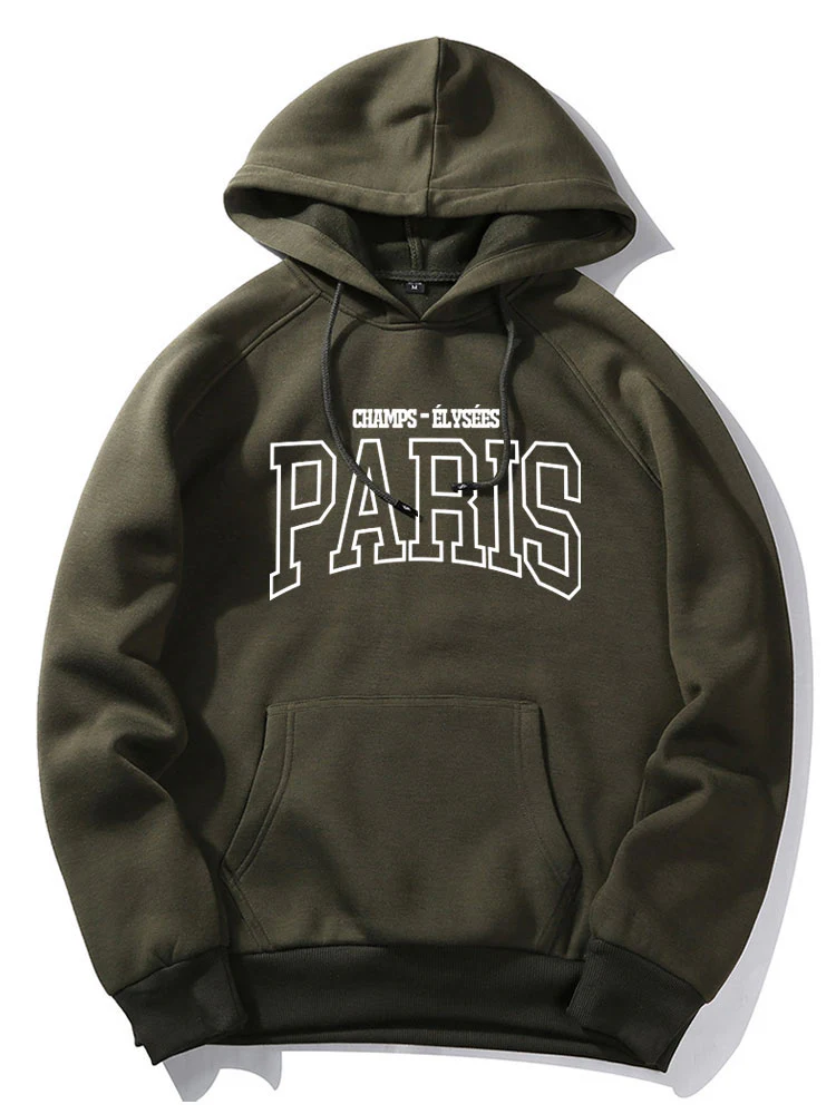 Kapuzenpullover mit Paris-Print - Image 7