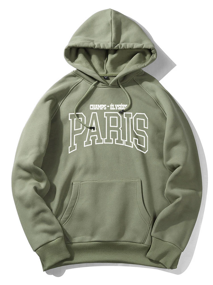 Kapuzenpullover mit Paris-Print - Image 8