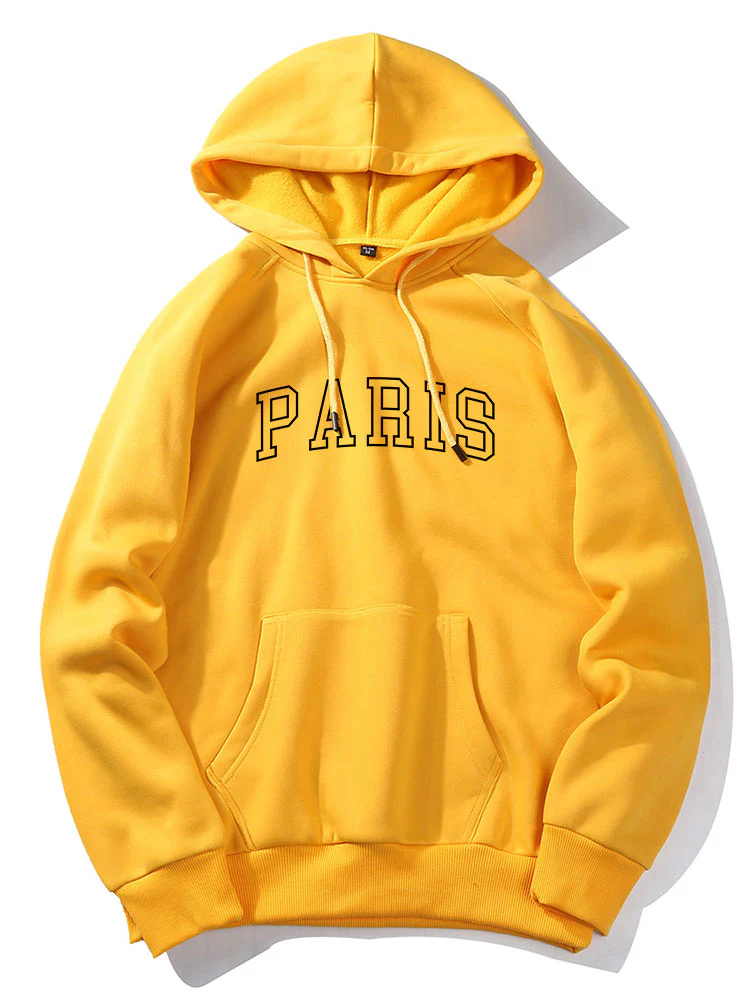Kapuzenpullover mit Paris-Print - Image 13
