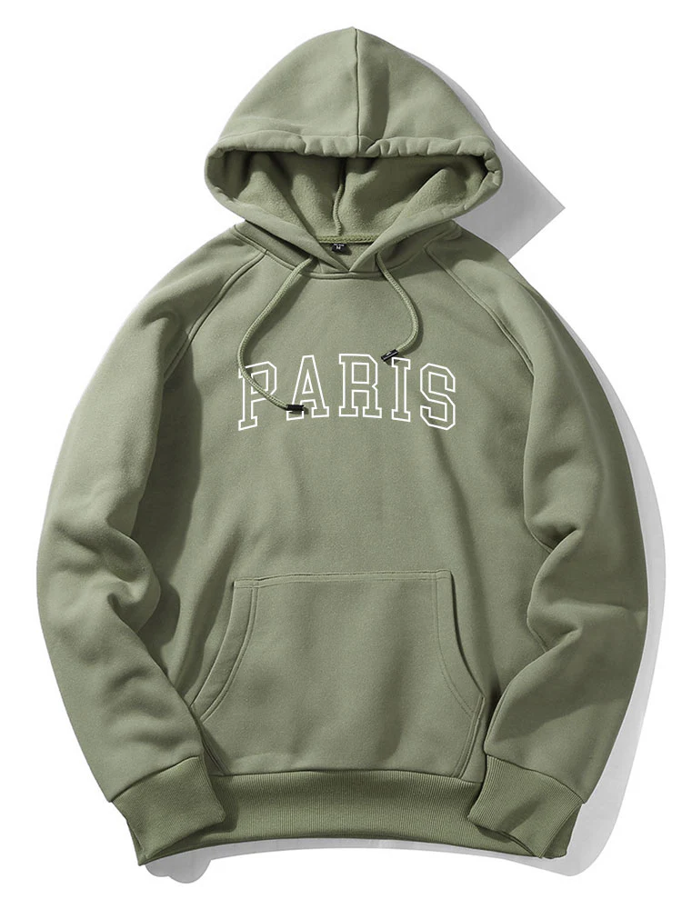 Kapuzenpullover mit Paris-Print - Image 8