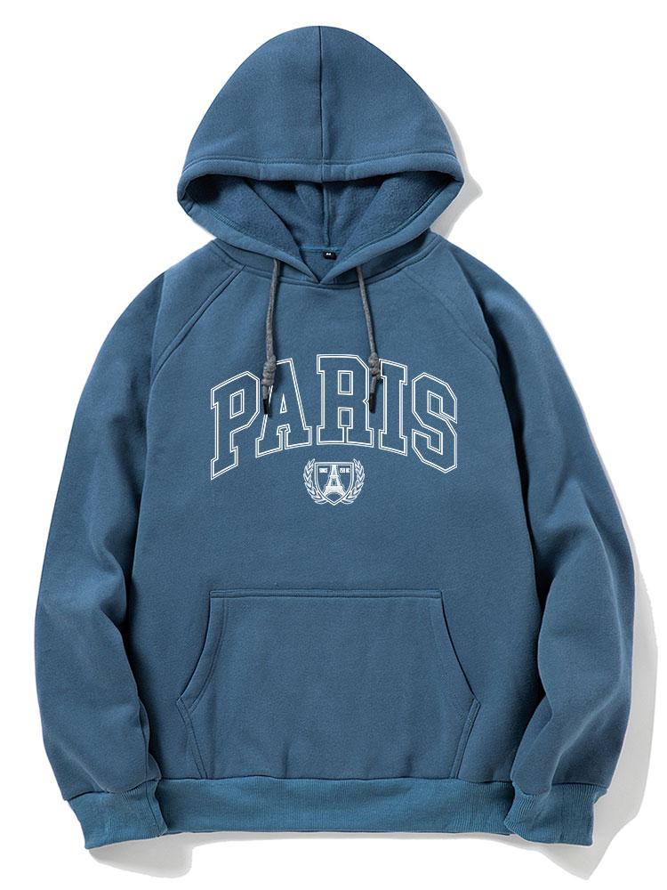 Kapuzenpullover mit Paris-Print - Image 10