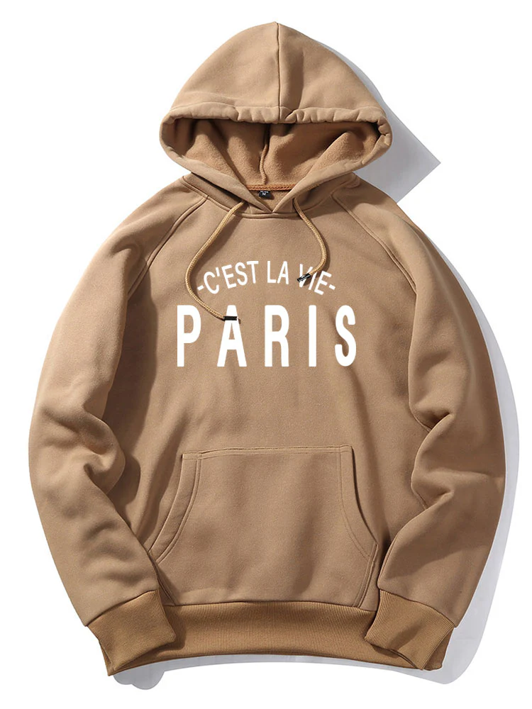 Kapuzenpullover mit Paris-Print - Image 3