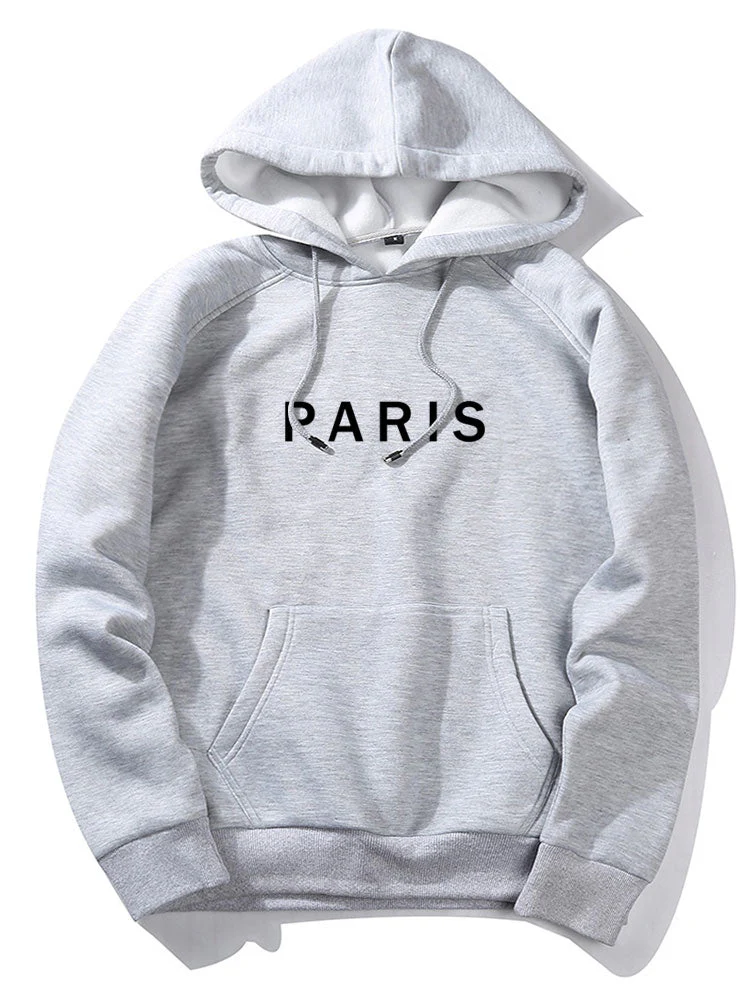 Paris Print Raglan Hoodie & Jogger-Hosen - Image 12