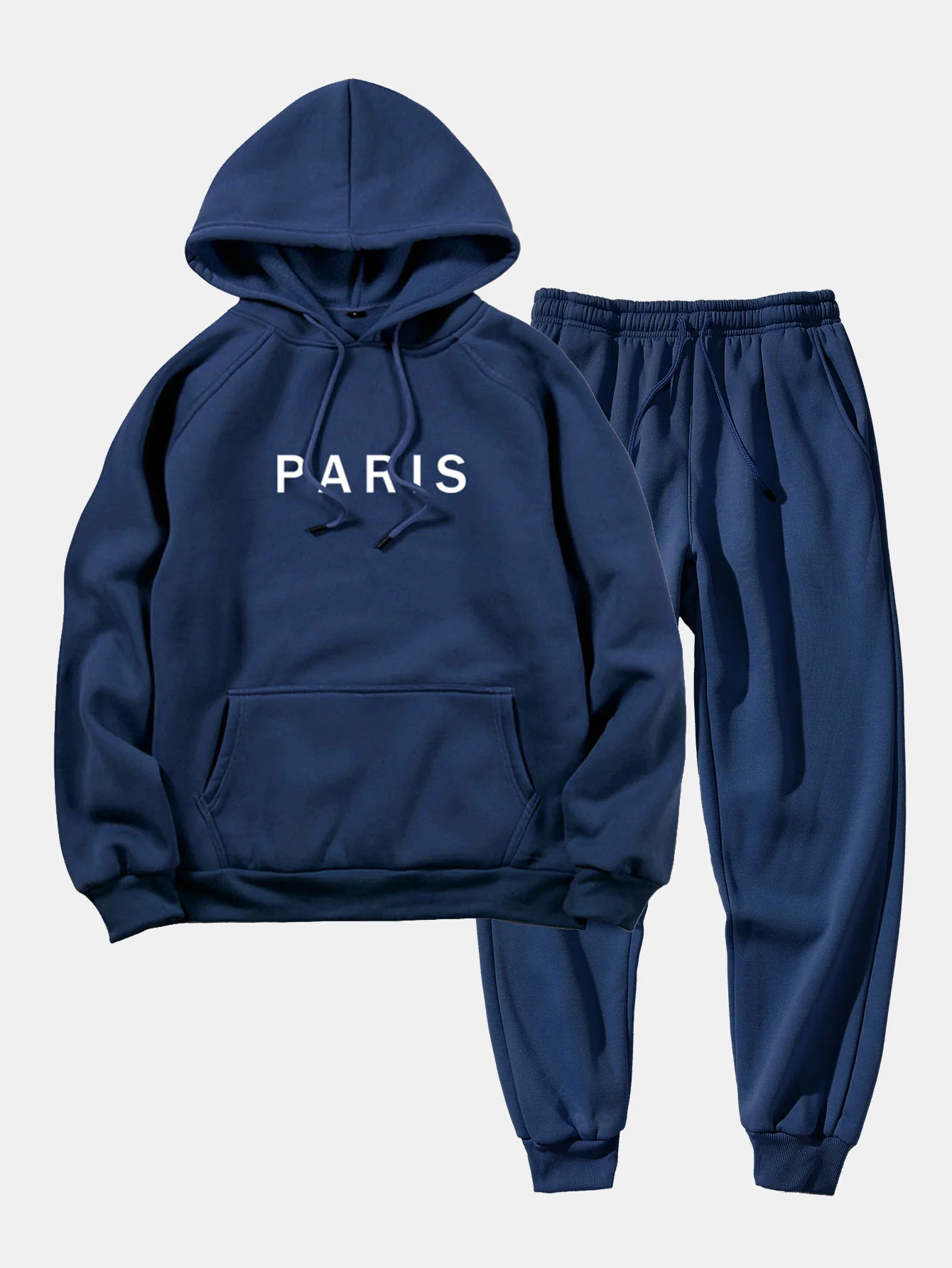 Paris Print Raglan Hoodie & Jogger-Hosen - Image 2