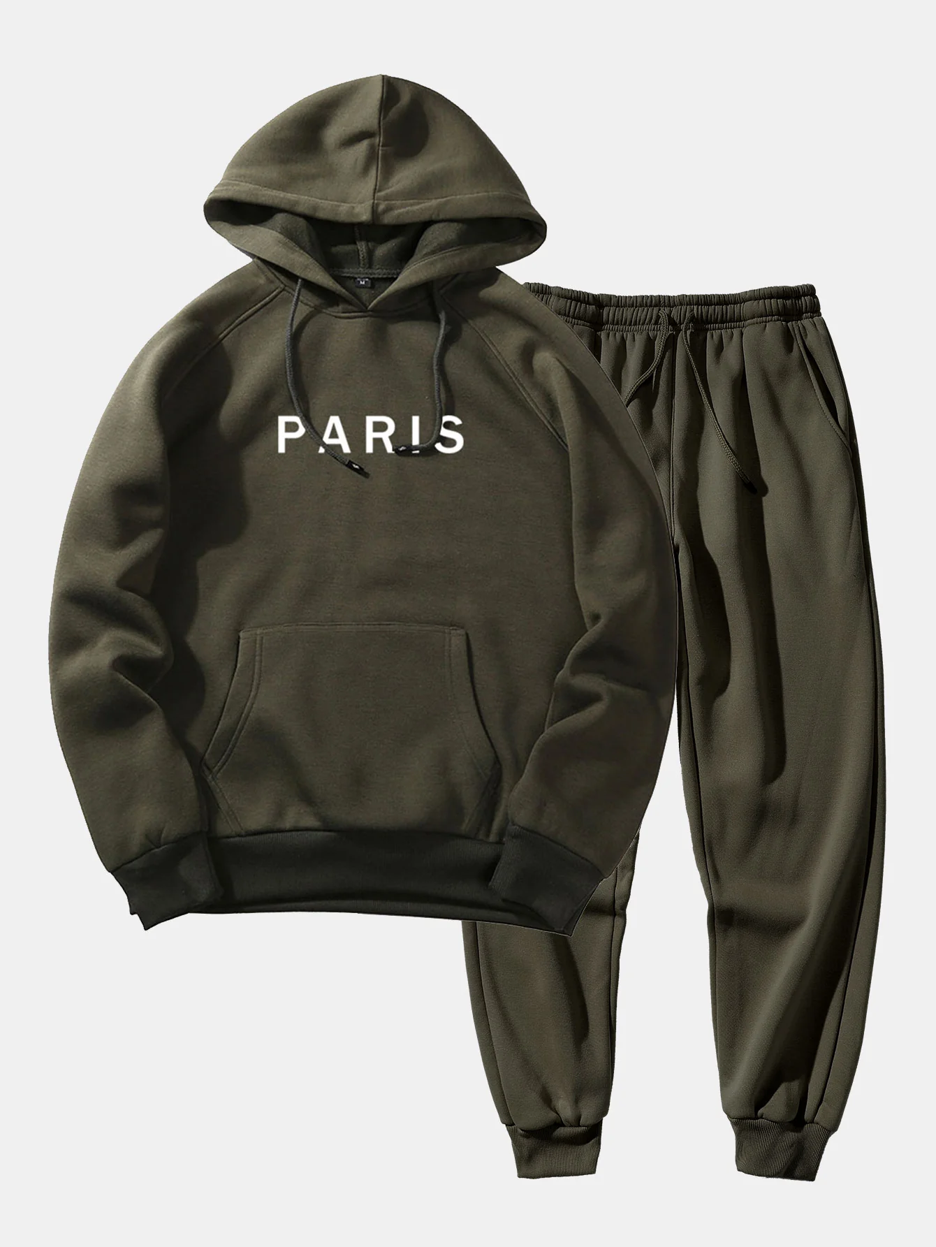 Paris Print Raglan Hoodie & Jogger-Hosen - Image 7